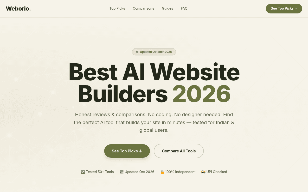 Weborio AI Builder