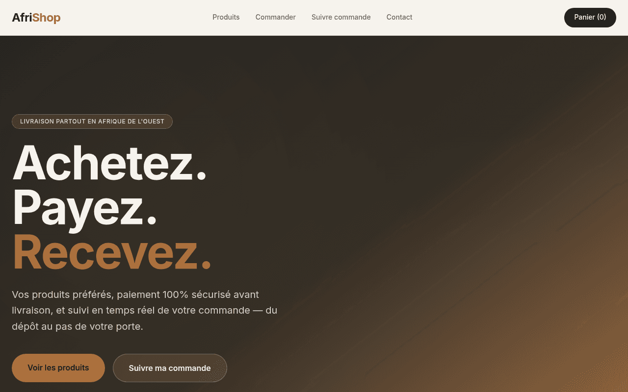vente de produits