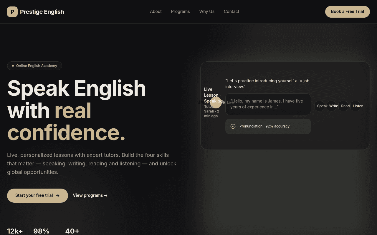 Prestige English Institute