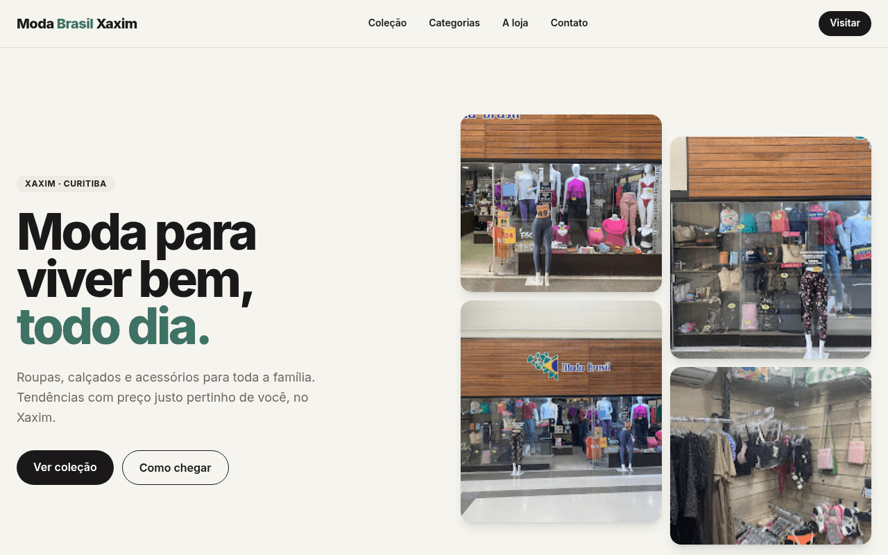 Moda Brasil Xaxim
