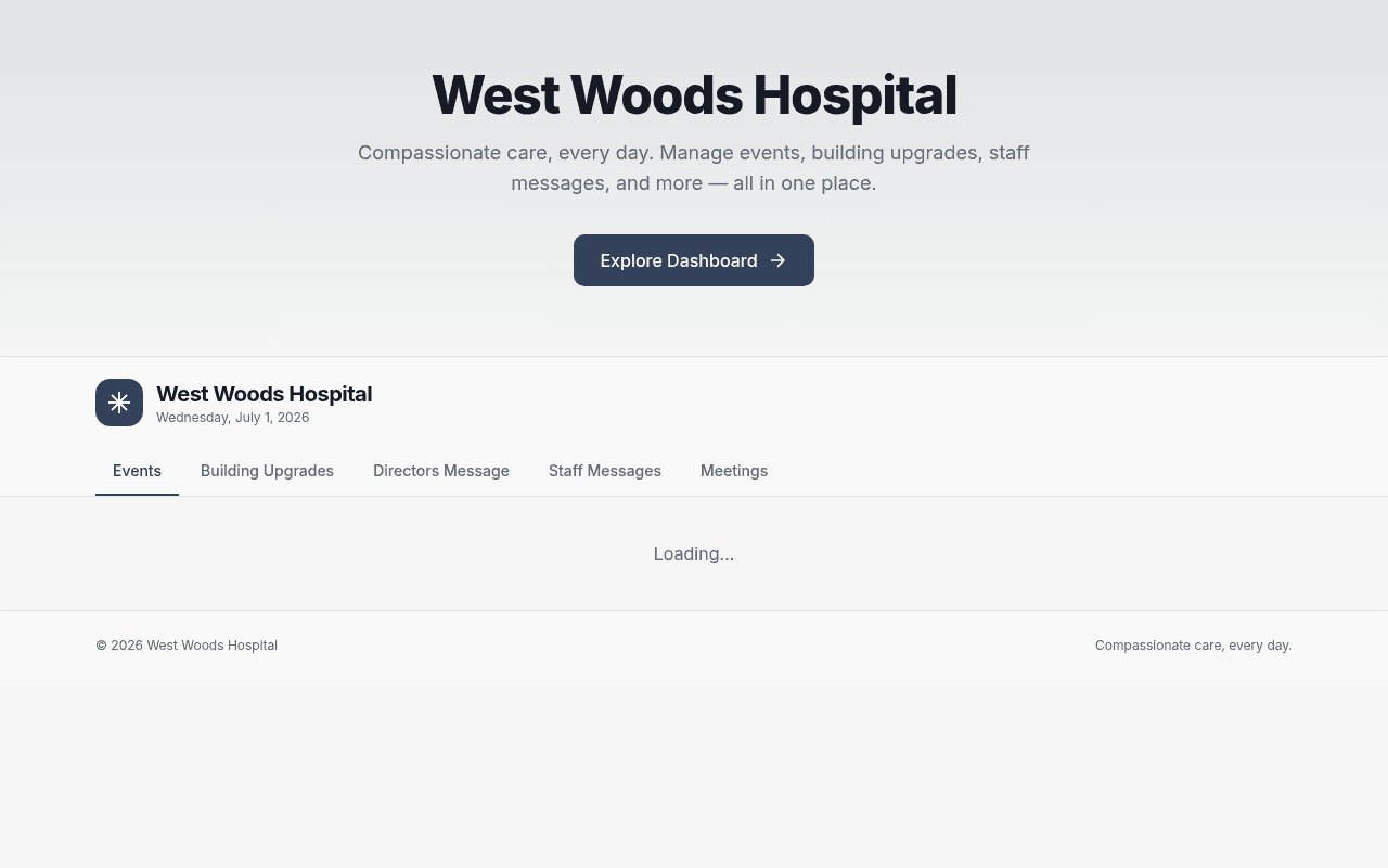 West Woods Hospital