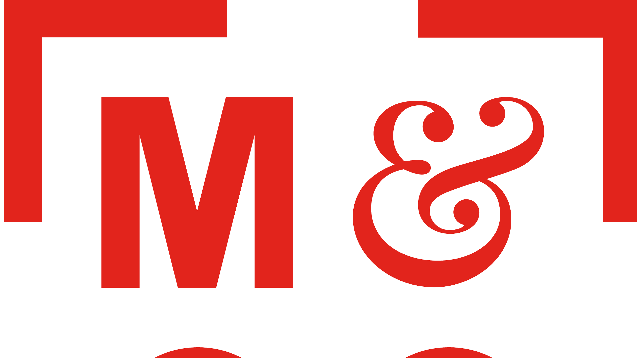 A bold, minimalist monogram logo that communicates establishment and partnership.