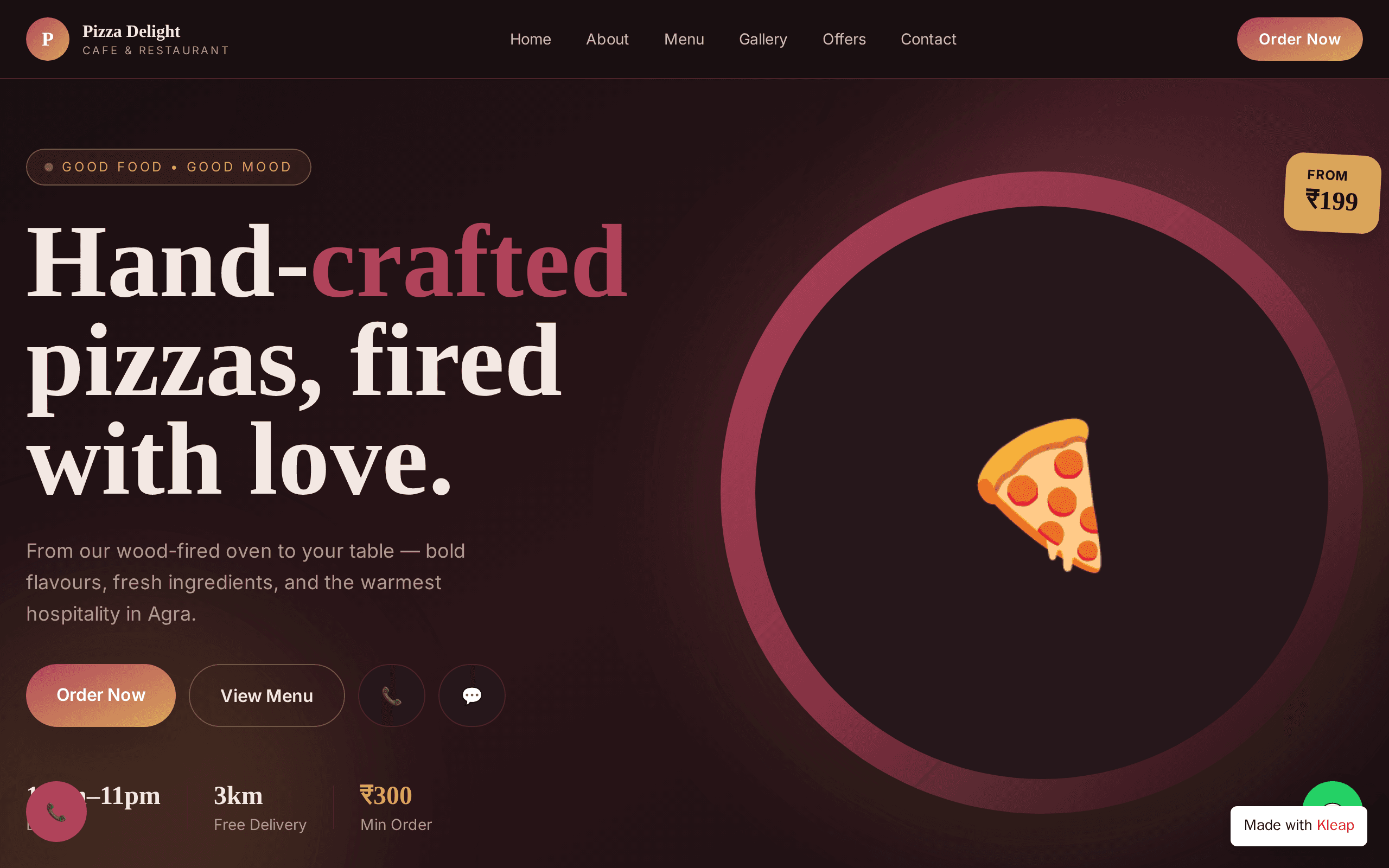 Pizza Delight Cafe & Restaurant