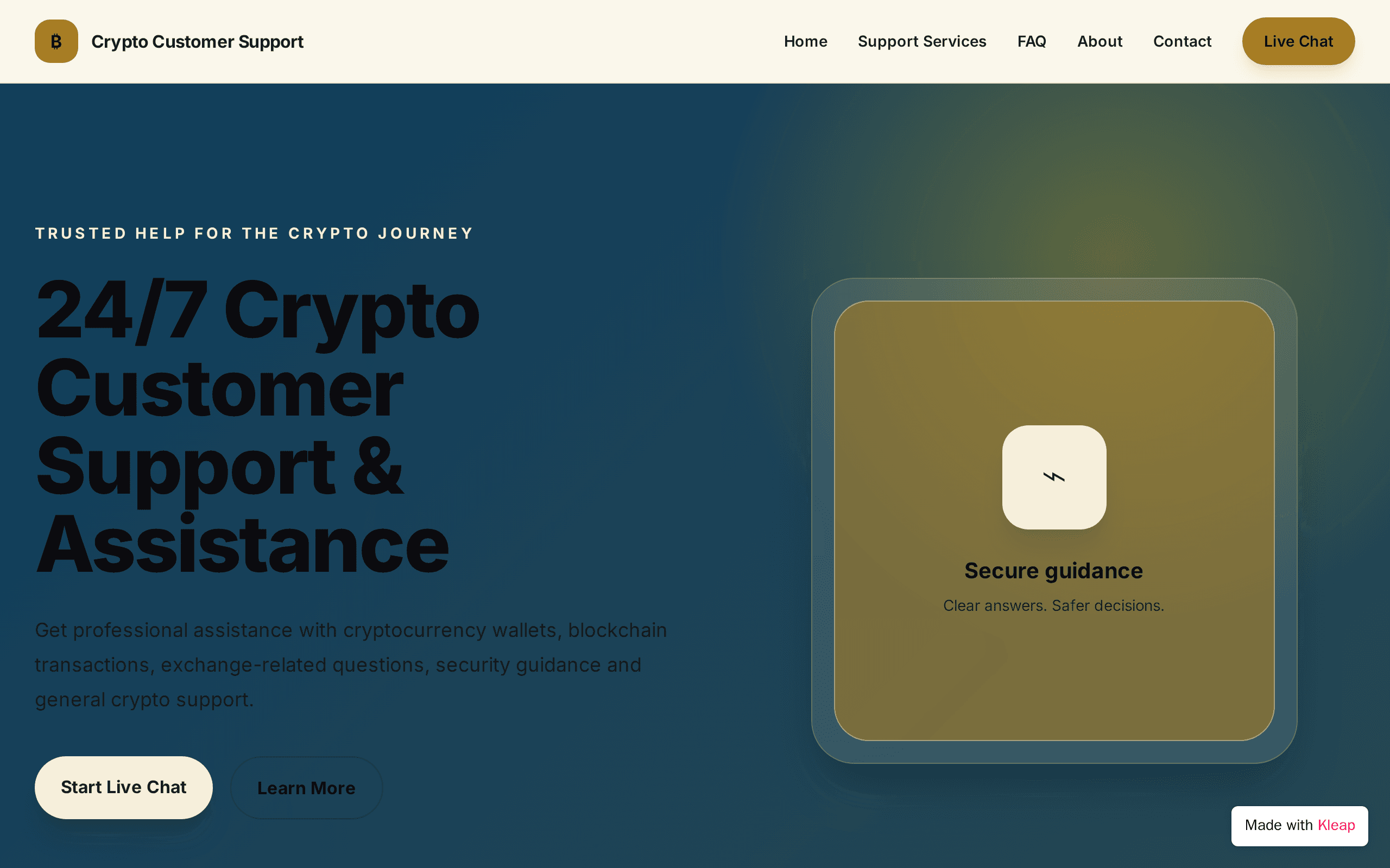 crypto-customer-support
