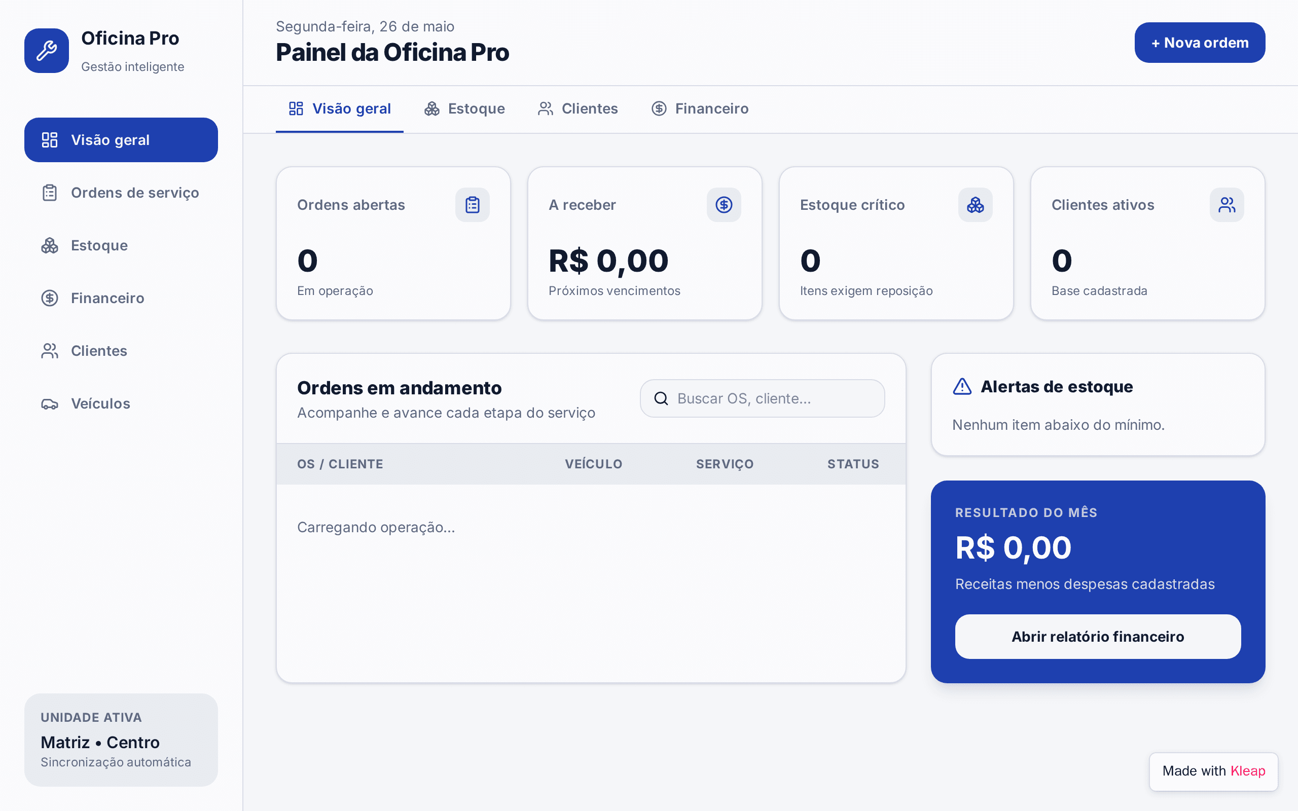 Funcionalidades Essenciais