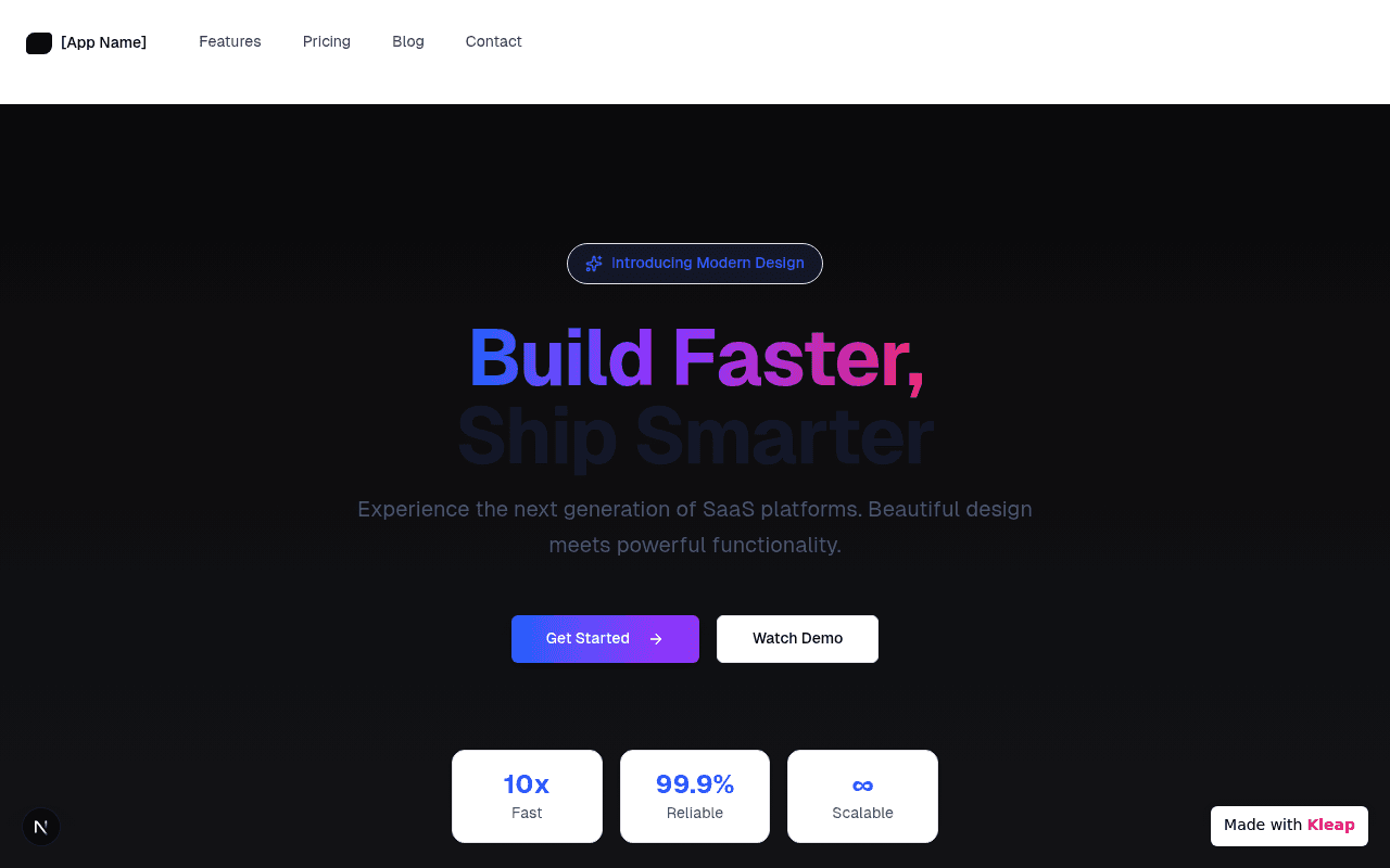 A modern SaaS platform designed to accelerate development and smart shipping.