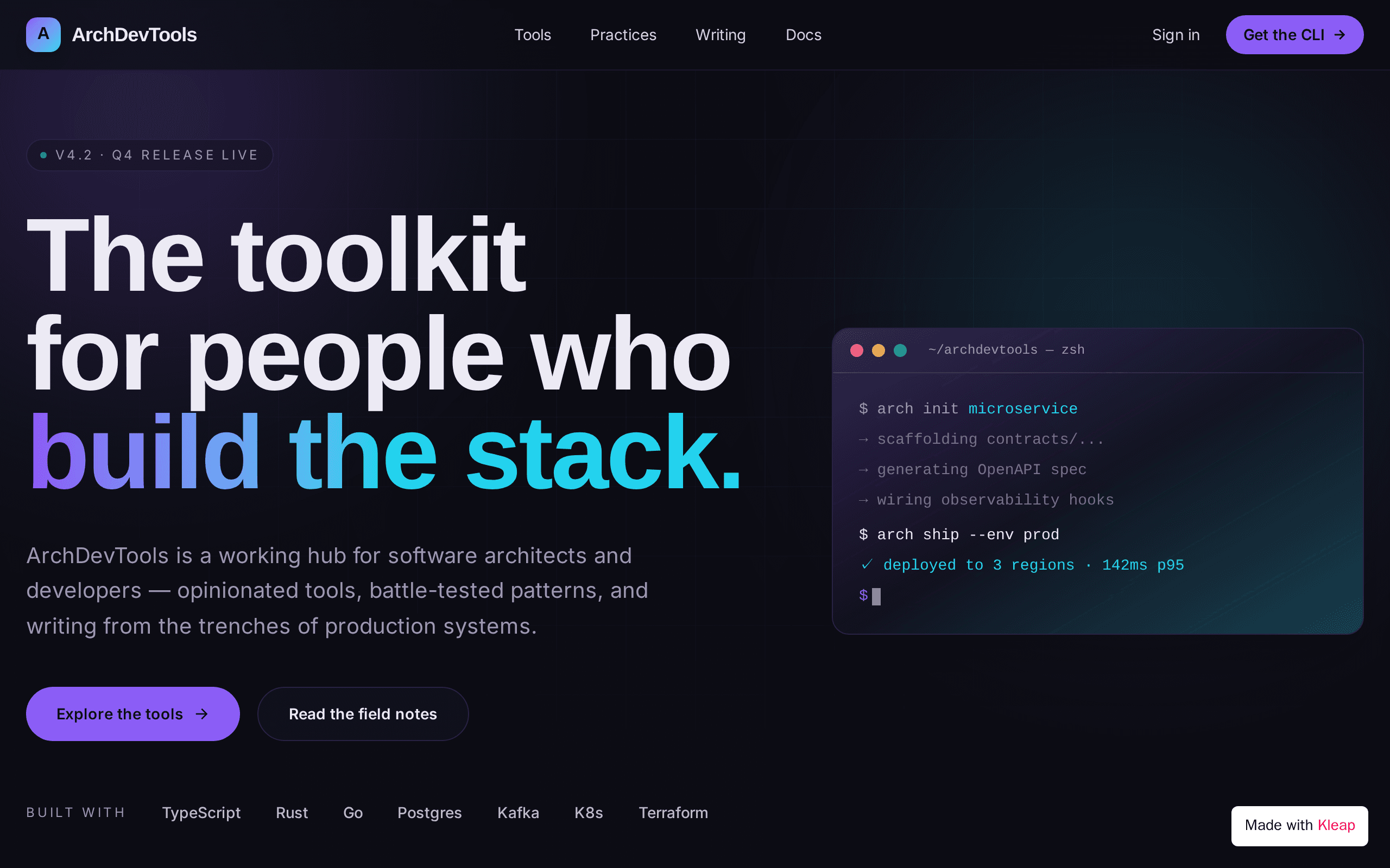 ArchDevTools