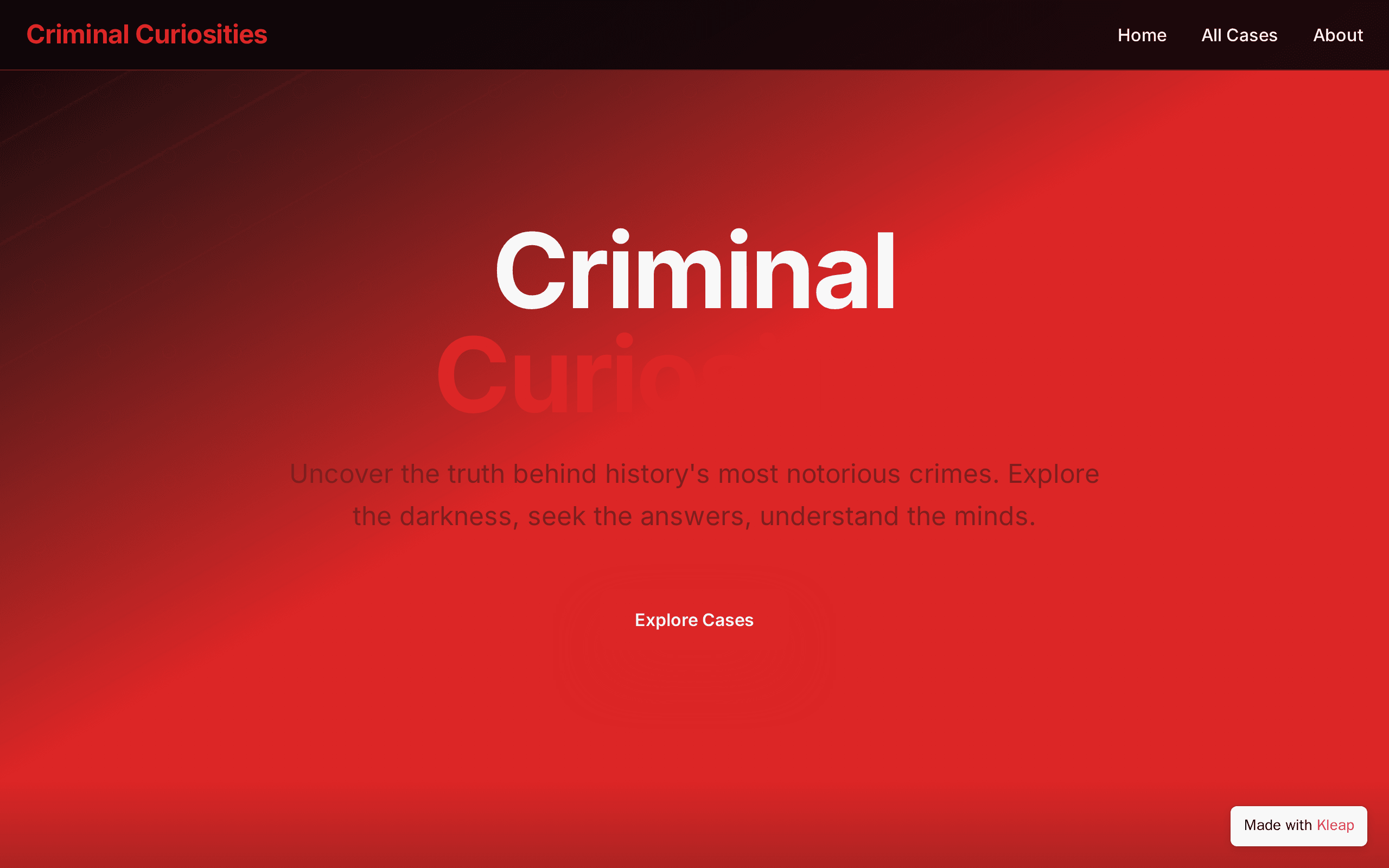 criminal curiosities