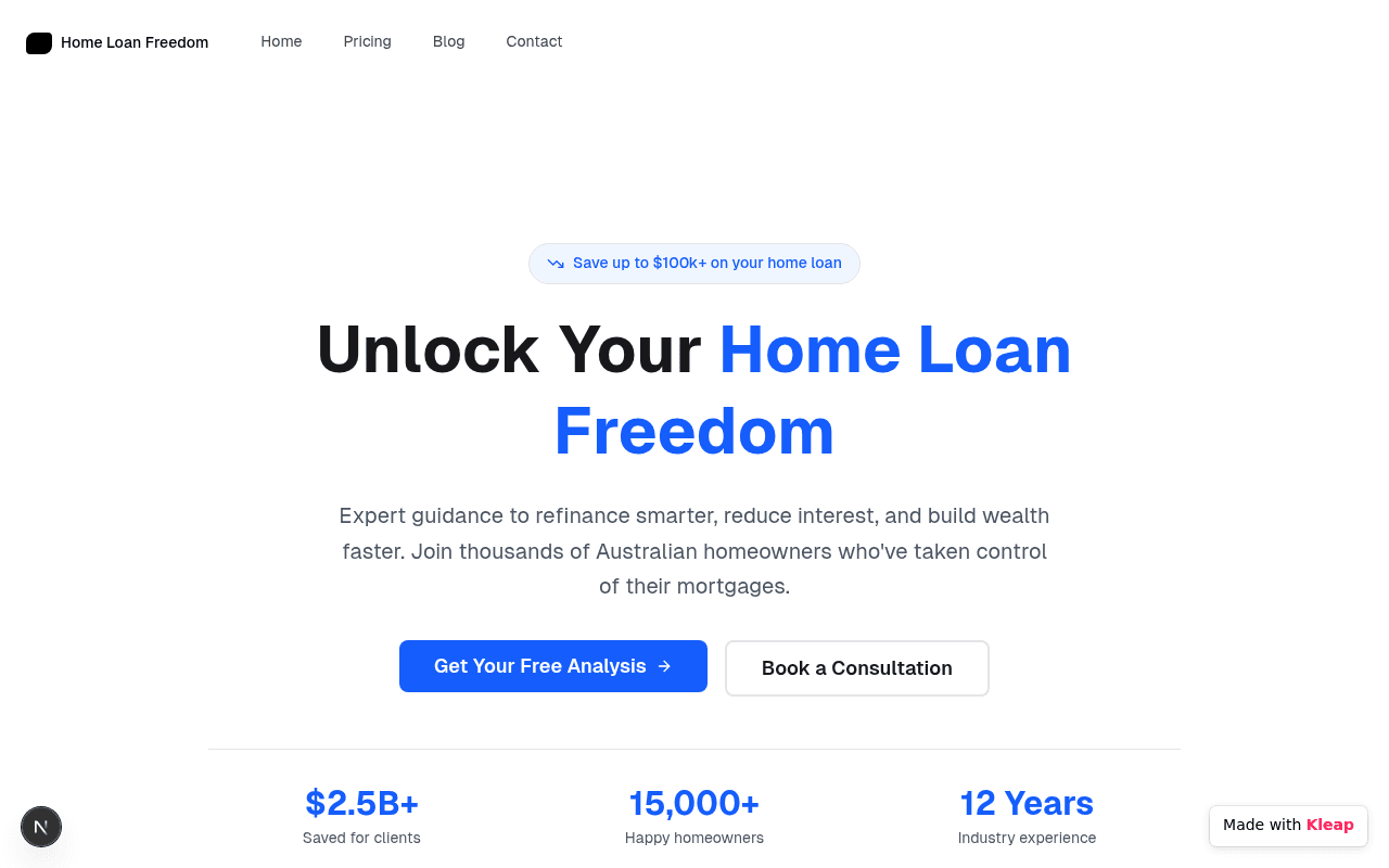 Achieve financial freedom via smarter home loan refinancing with expert Australian guidance.