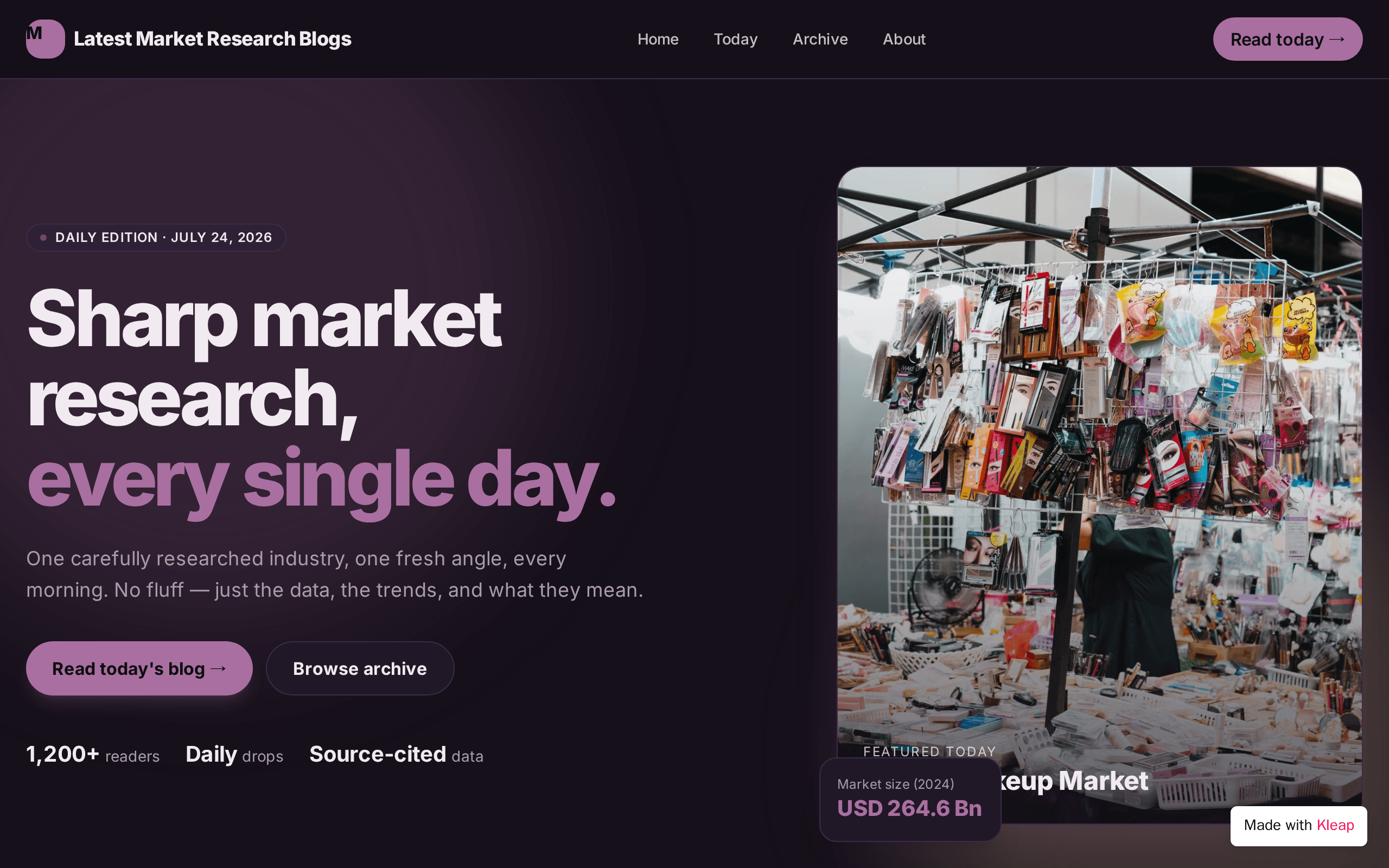 Latest Market Research Blogs