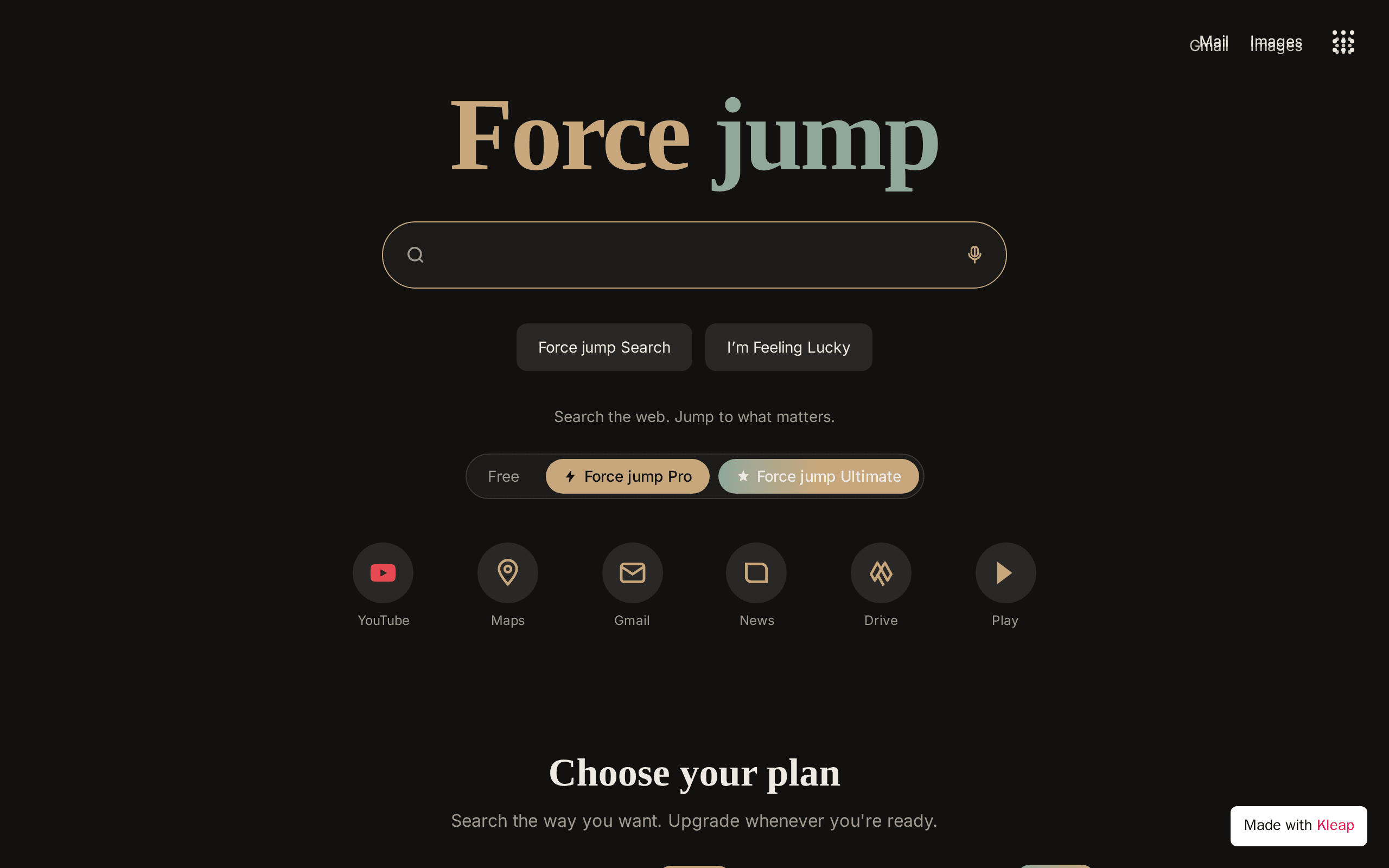 Force jump