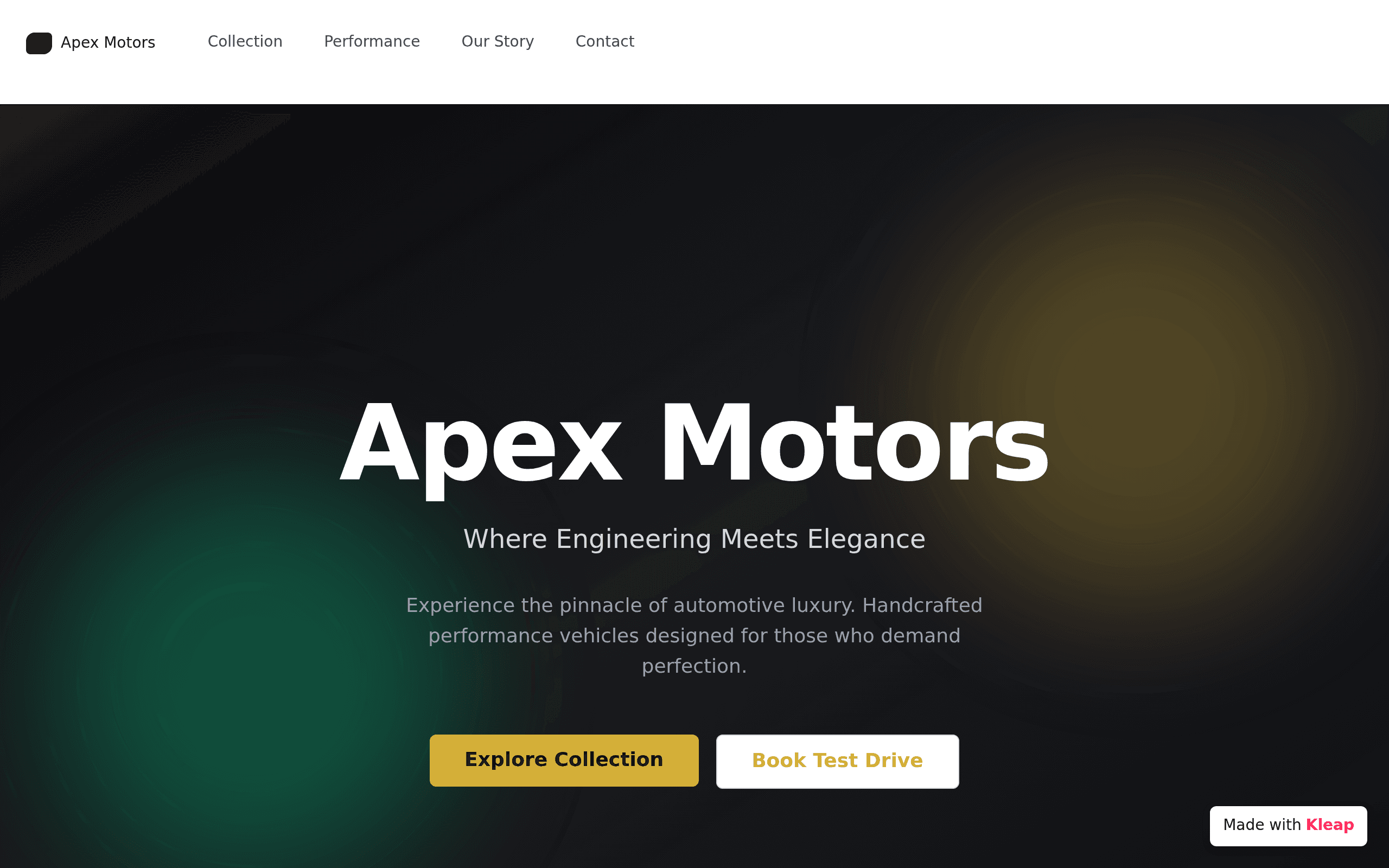 Website Sections