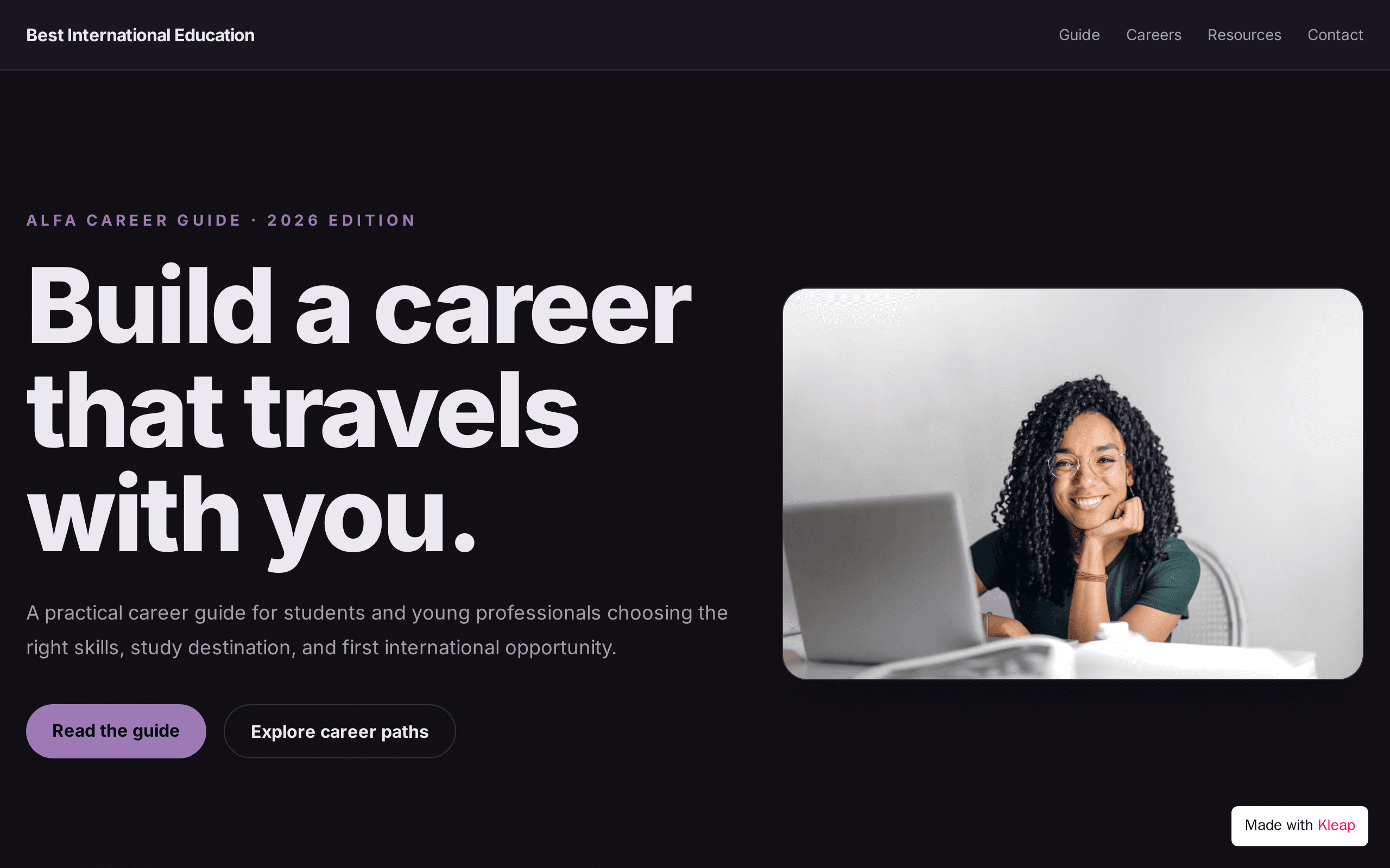 Alfa Career Guide