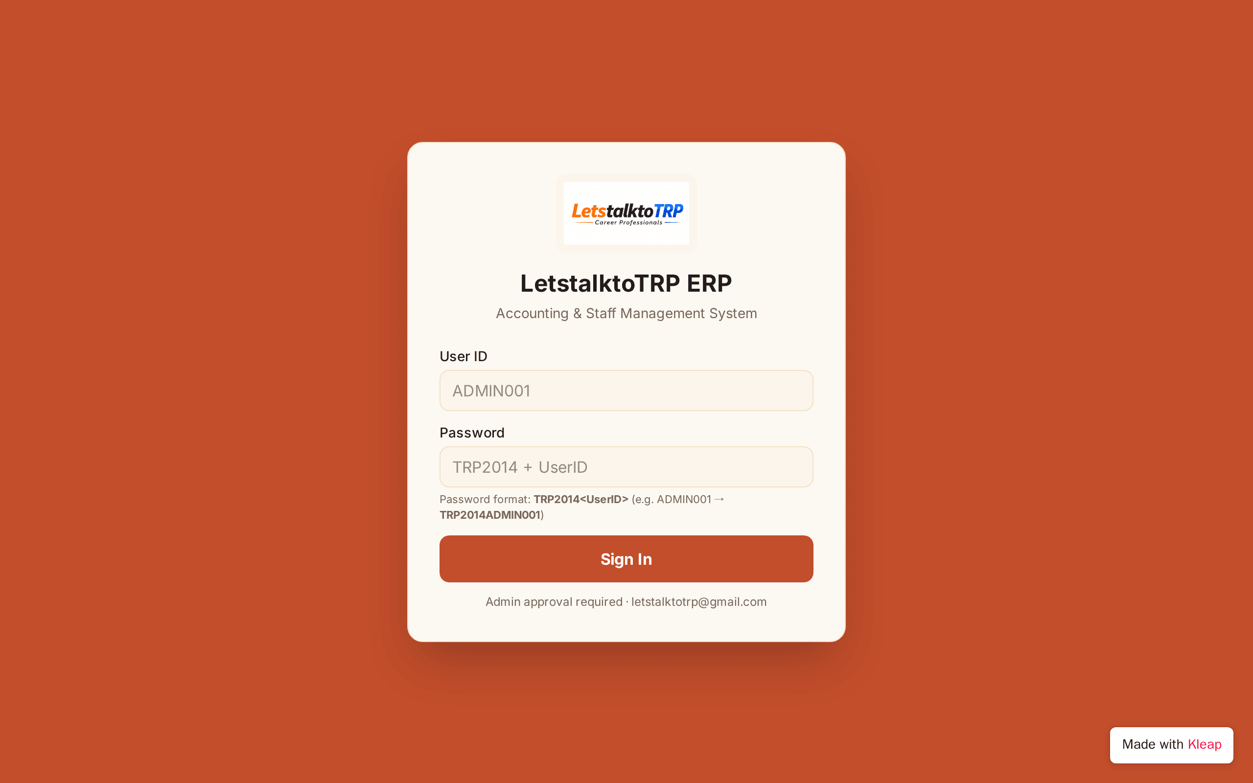 TRP-ERP