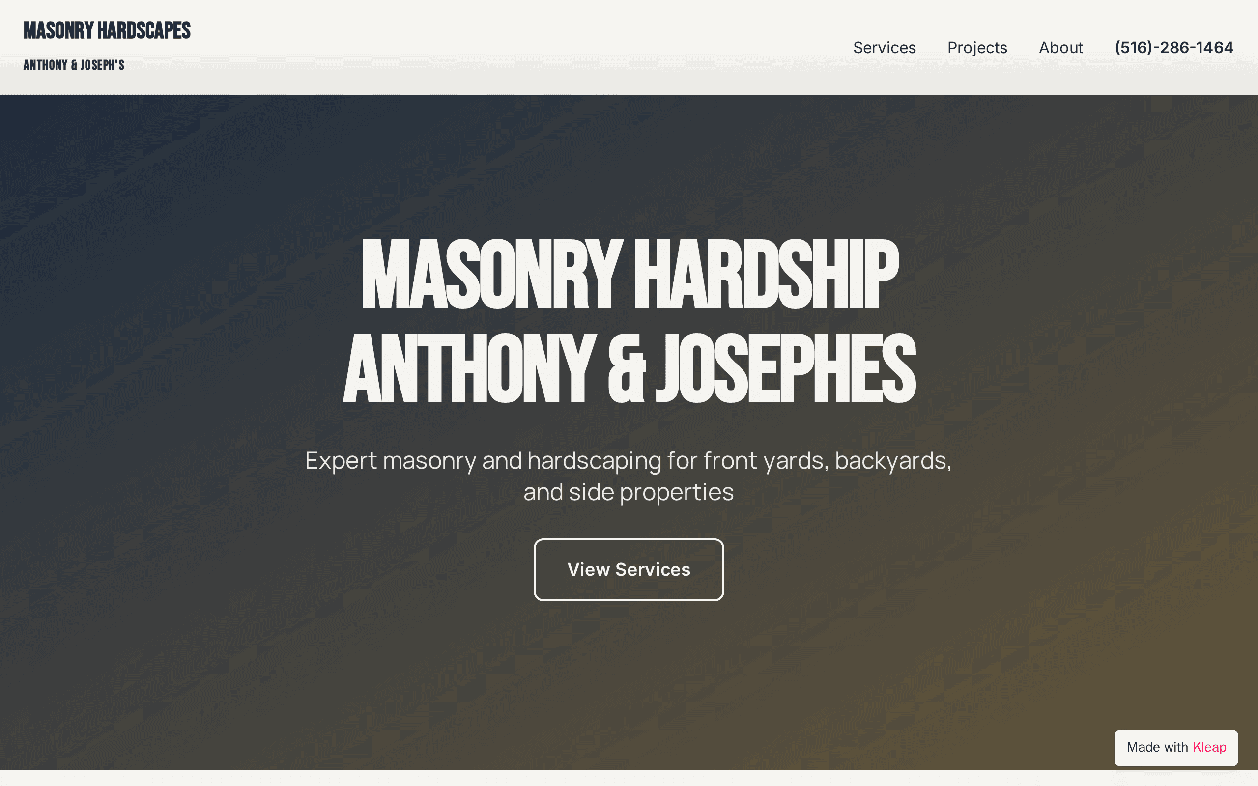 Masonry Hardscapes Anthony