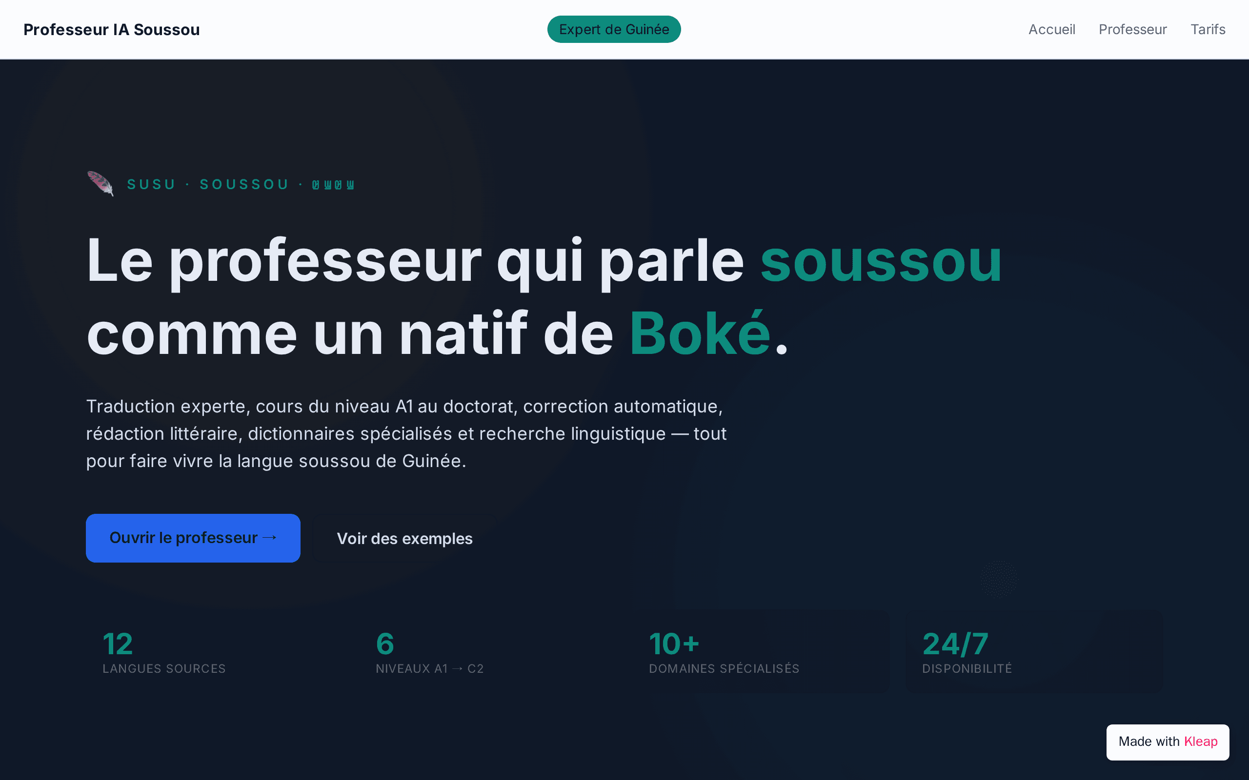 Langue Soussou