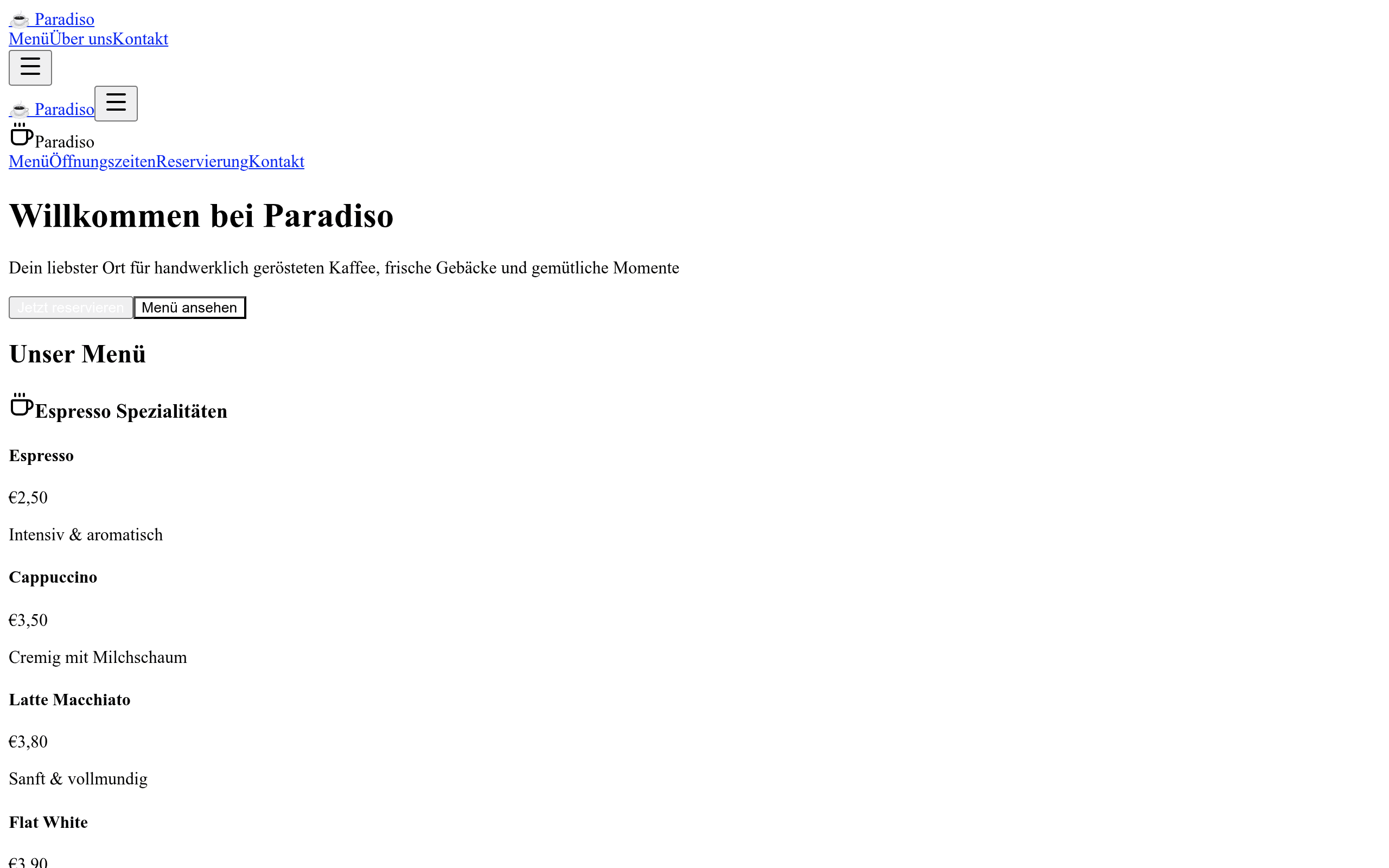 Paradiso
Standort