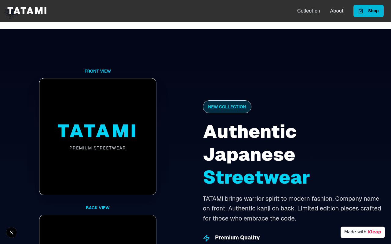Authentic Japanese streetwear gets a minimalist showcase with a dark, bold aesthetic.