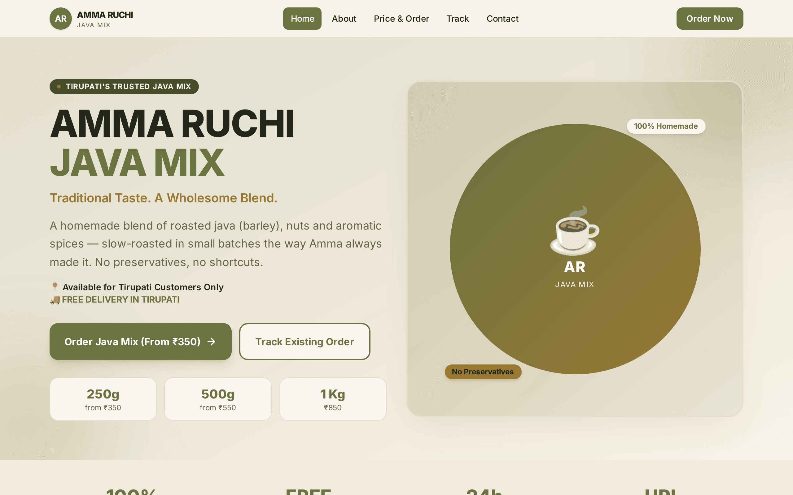 Amma Ruchi Java Mix