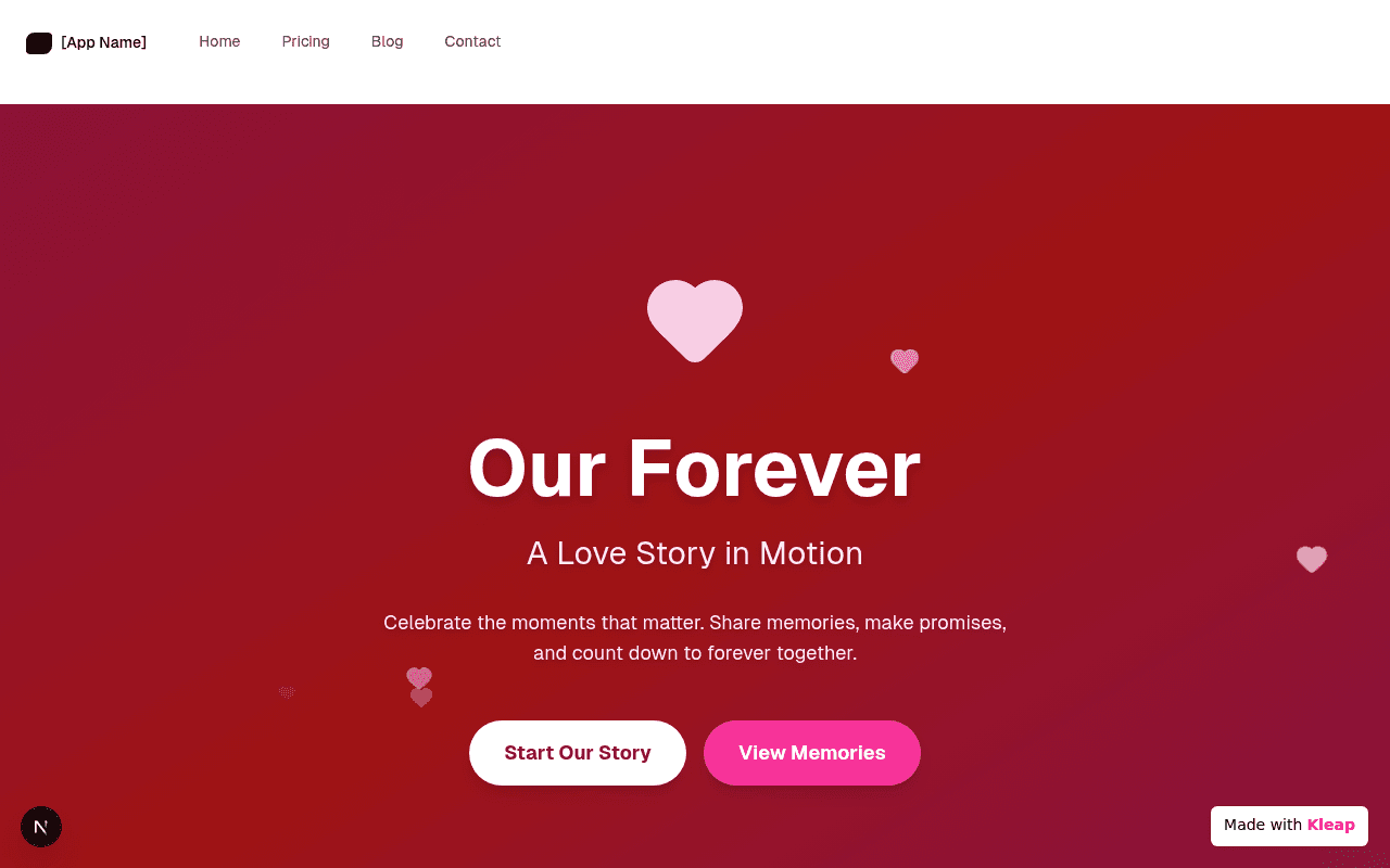 Capture every cherished moment and promise in a beautifully animated love story.