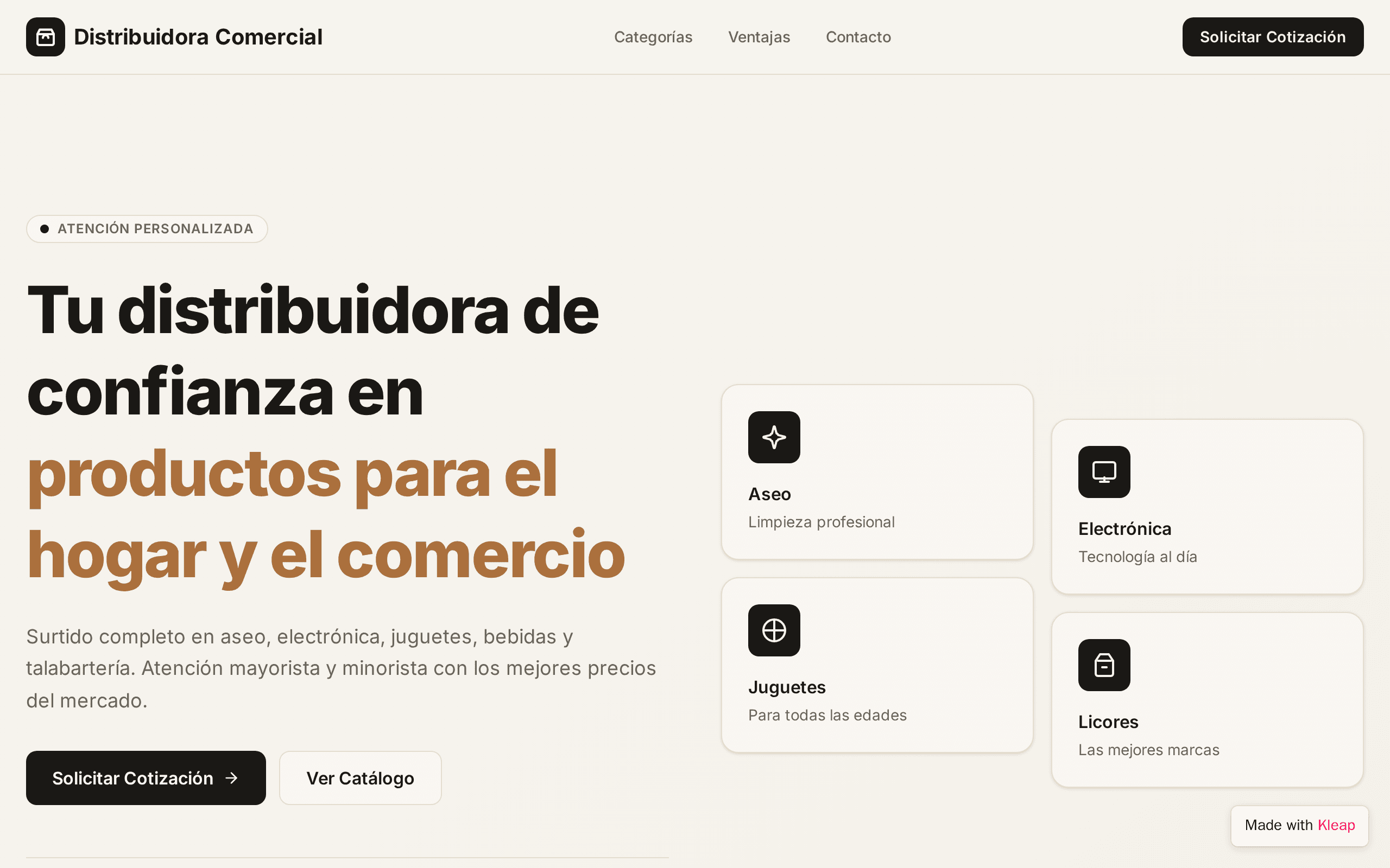 Screenshot of TodoHogar