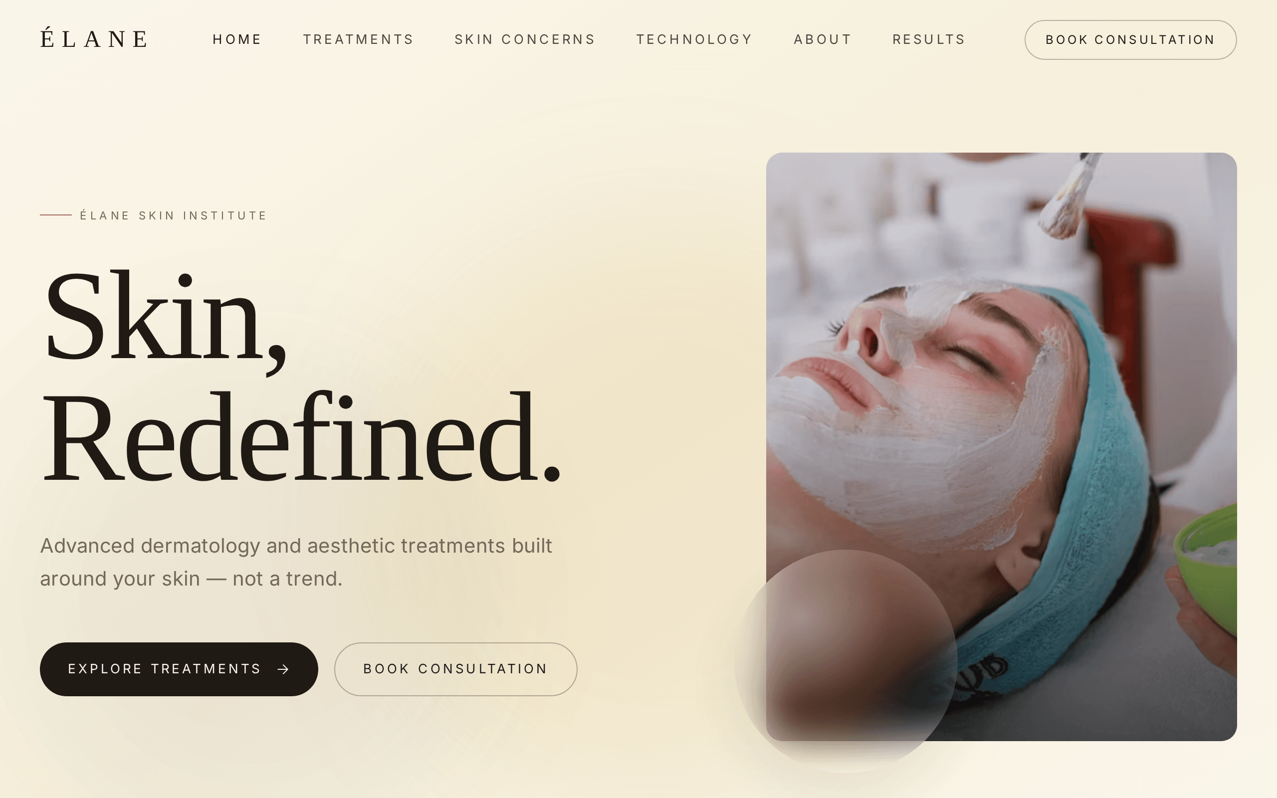Clinical-grade skincare meets editorial elegance.