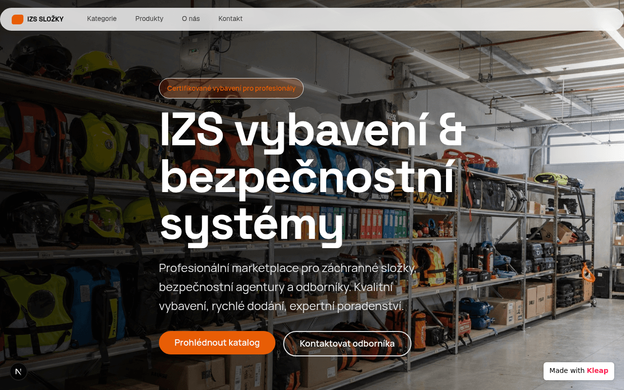 A professional marketplace providing certified safety and rescue equipment and systems.