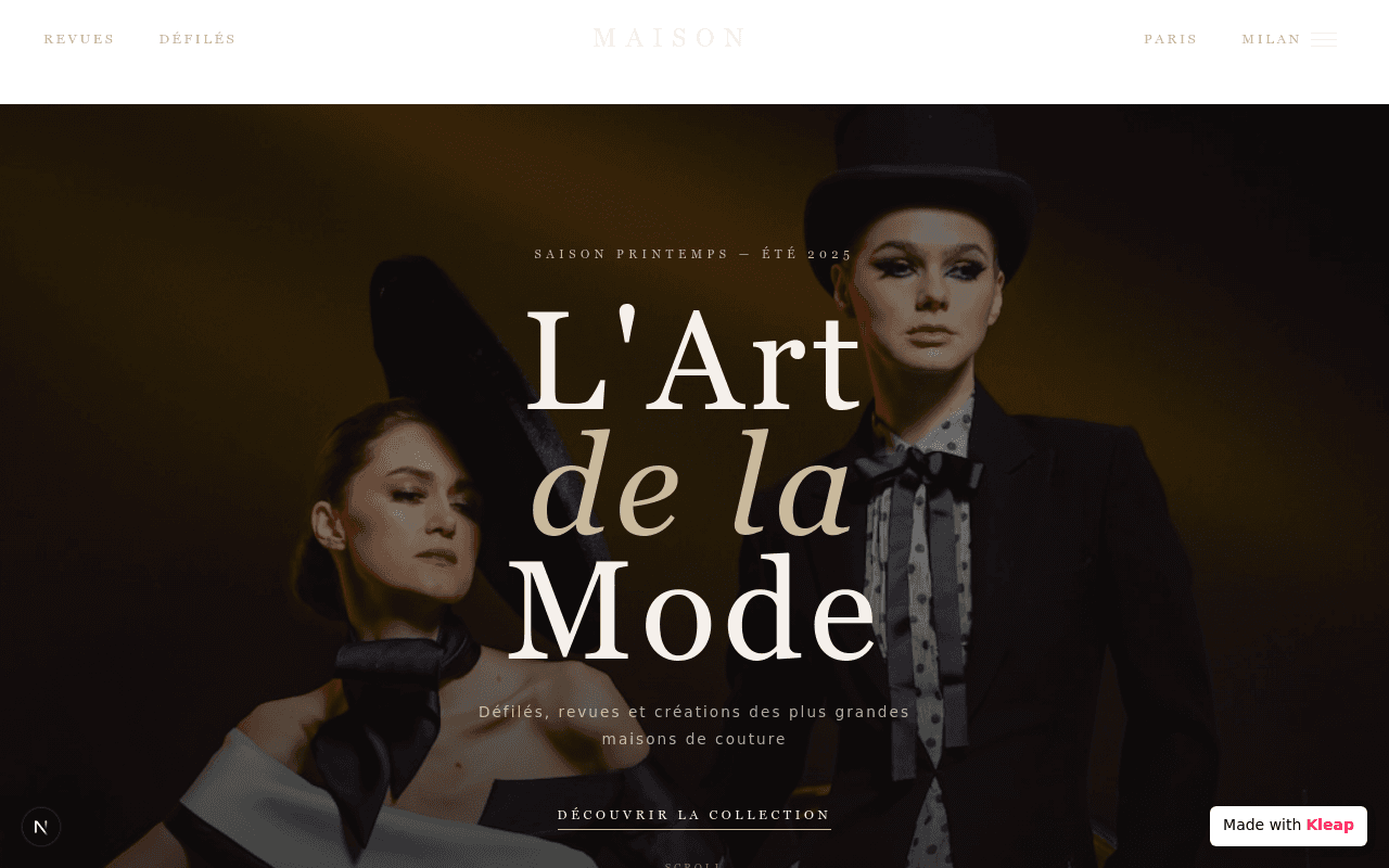 Where Paris runway drama meets editorial restraint.