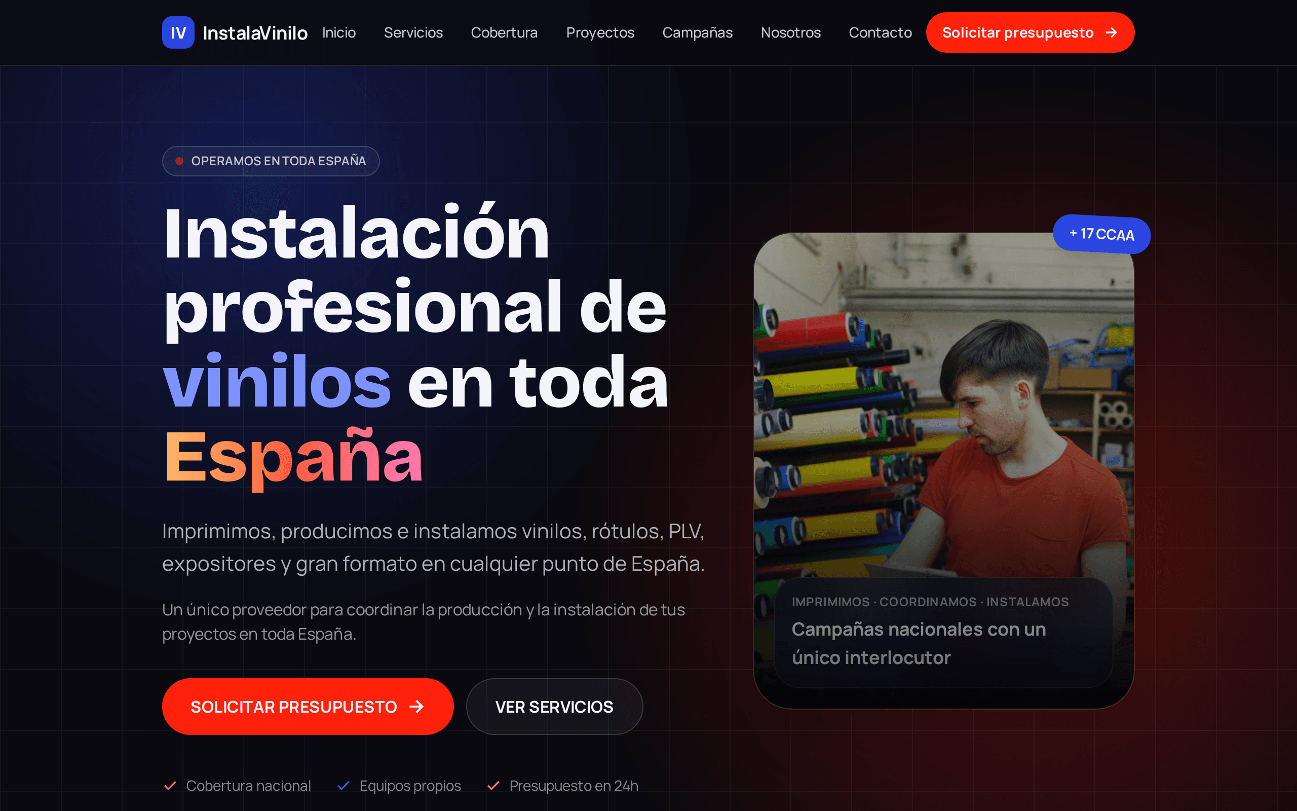Screenshot of InstalaVinilo
