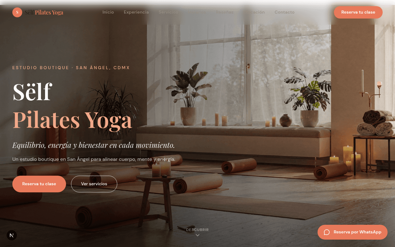 A tranquil Pilates and Yoga studio offering a holistic approach to movement and well-being.