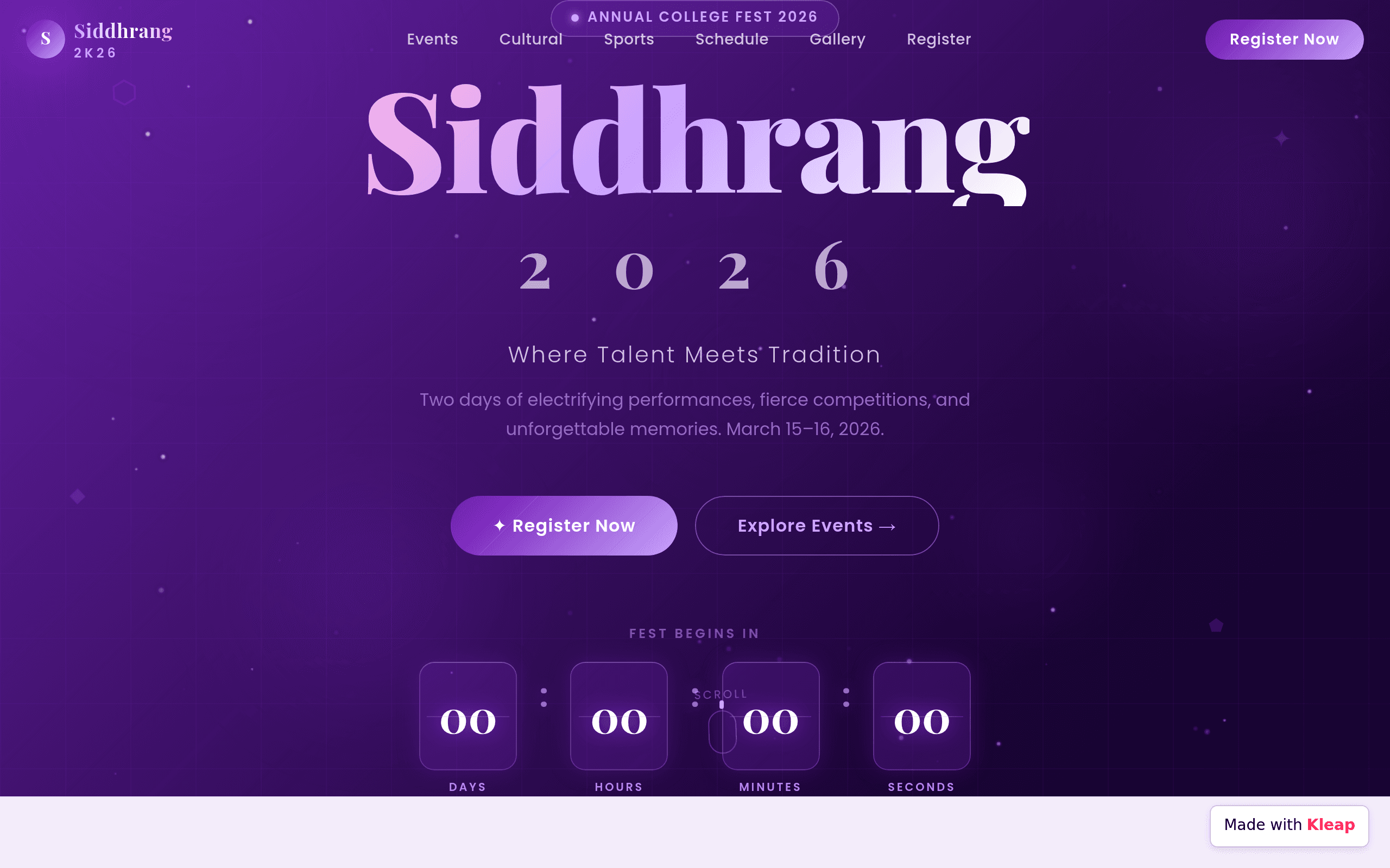 Siddhrang 2K26