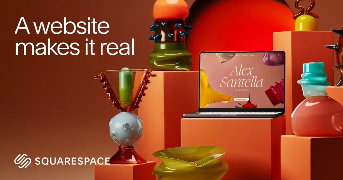 Screenshot of the Squarespace interface