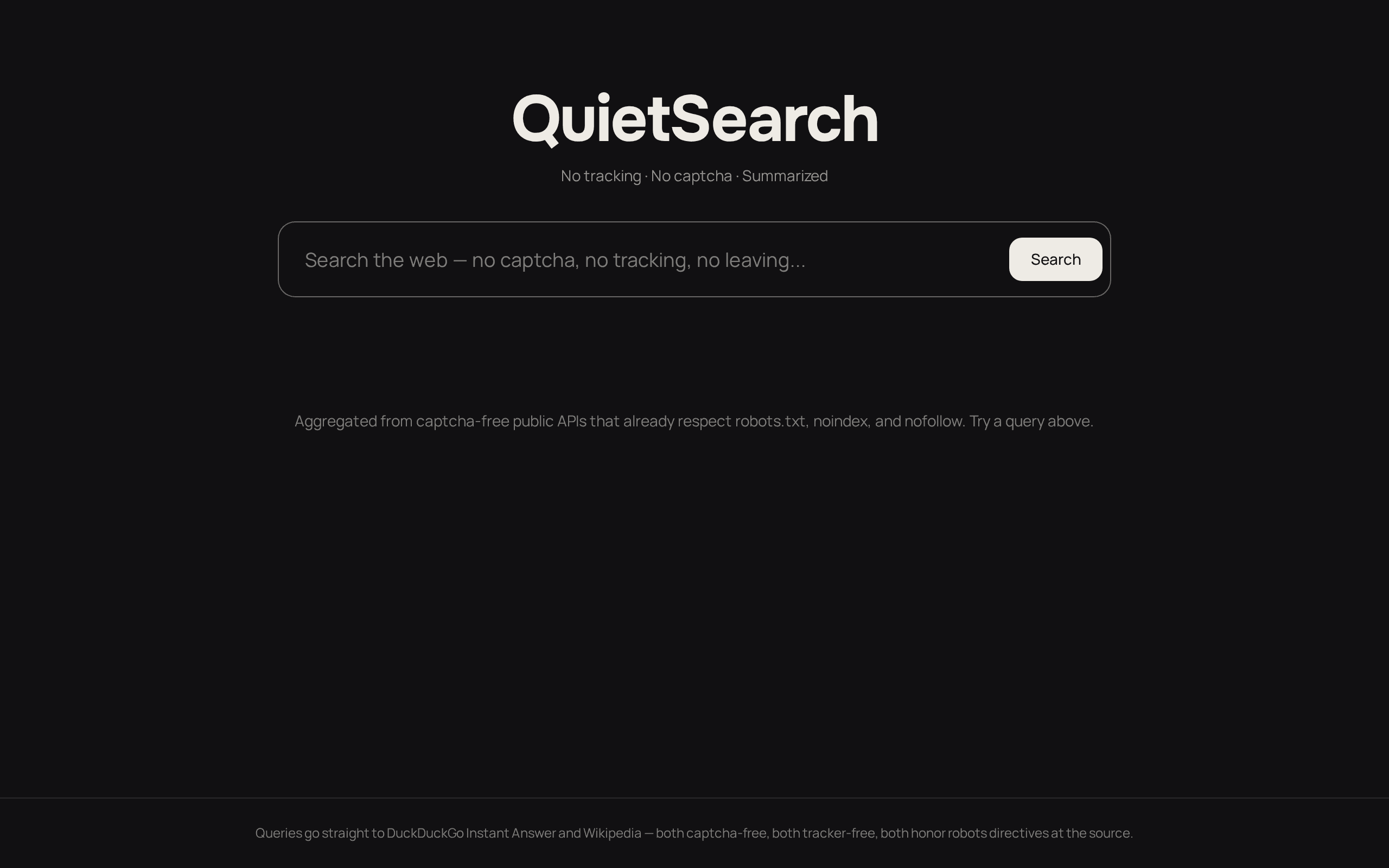 Screenshot of Truesearch