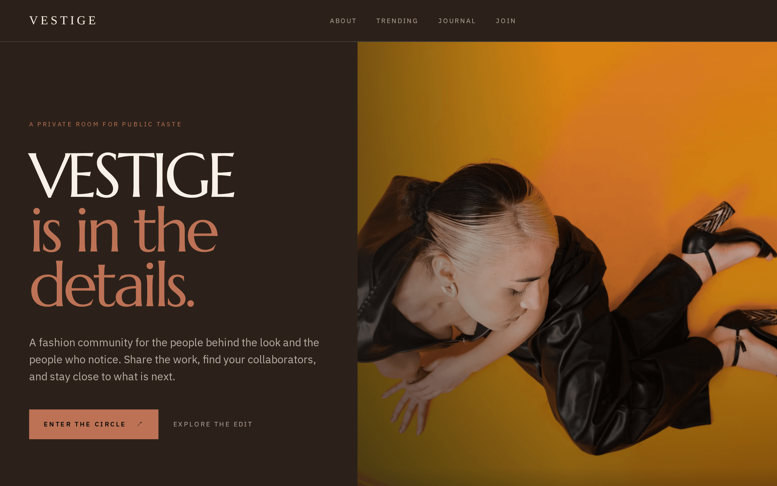 A private members circle for fashion's insiders — where taste-makers meet and collaborate.