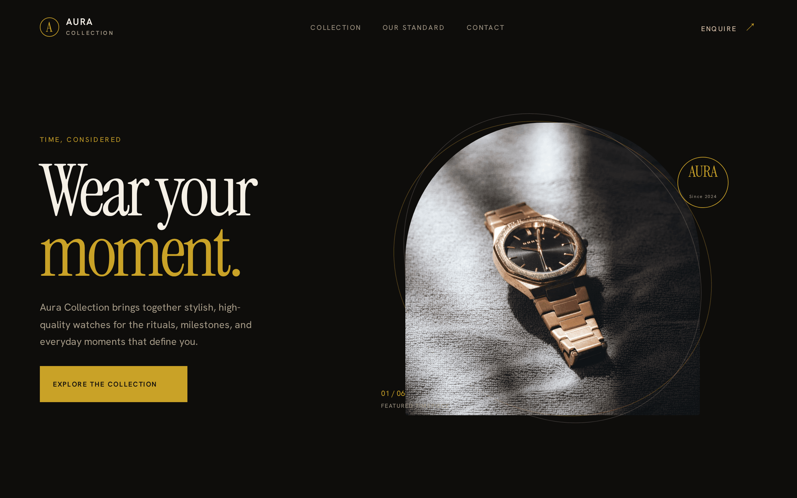 Screenshot of Aura Collection