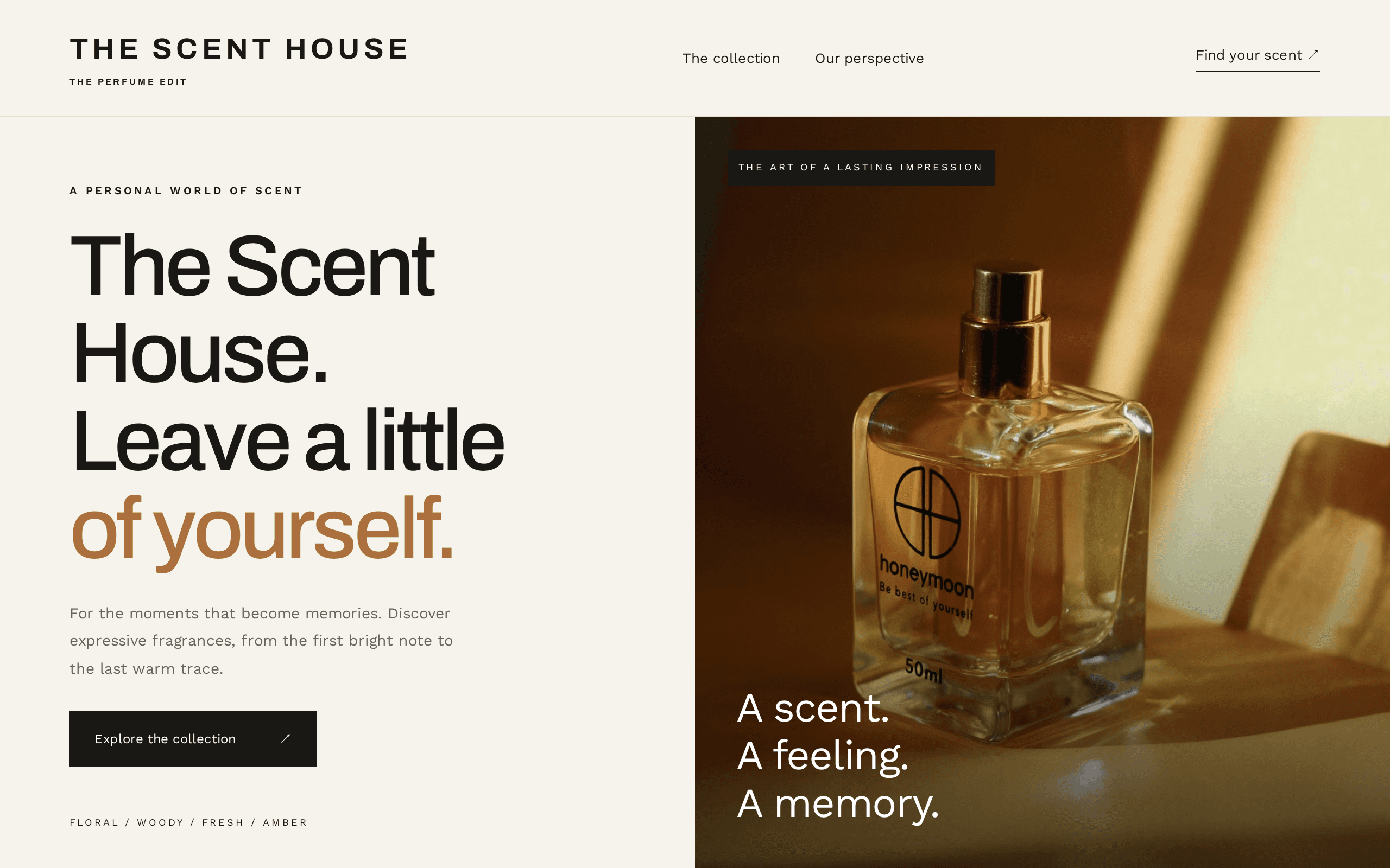 Fragrance house where every bottle is a quiet confession.