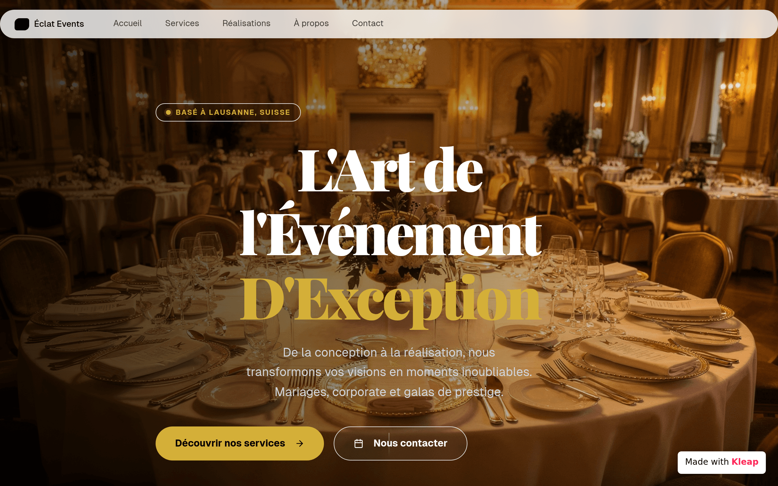 Éclat Events 3