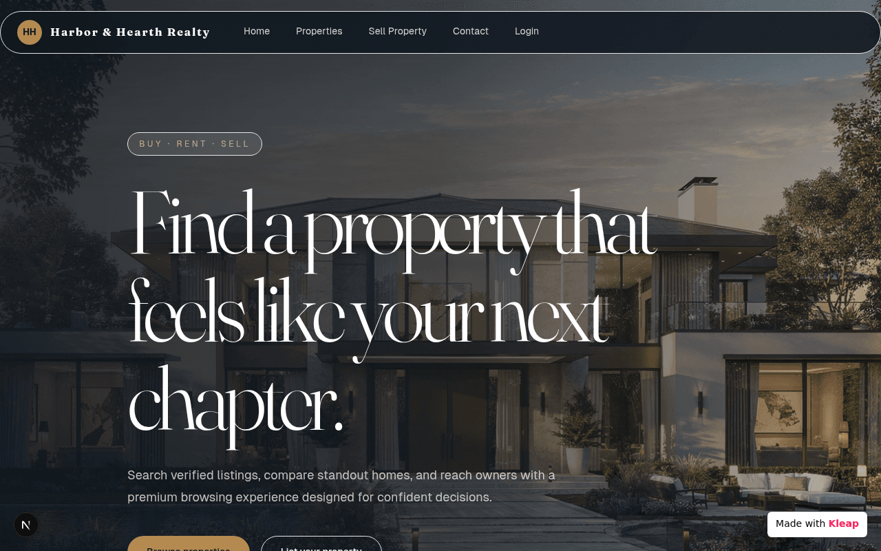 Find a property that feels like your next chapter.