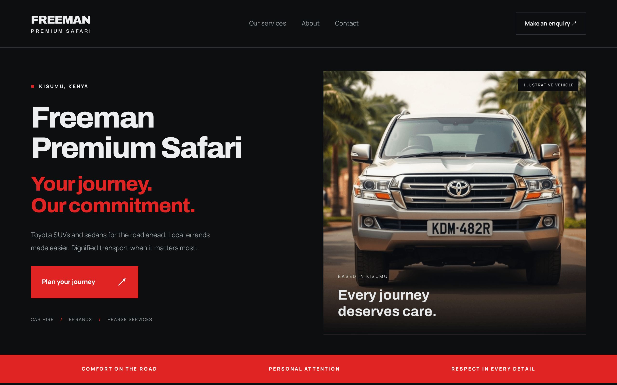 Screenshot of Freeman Premium Safari
