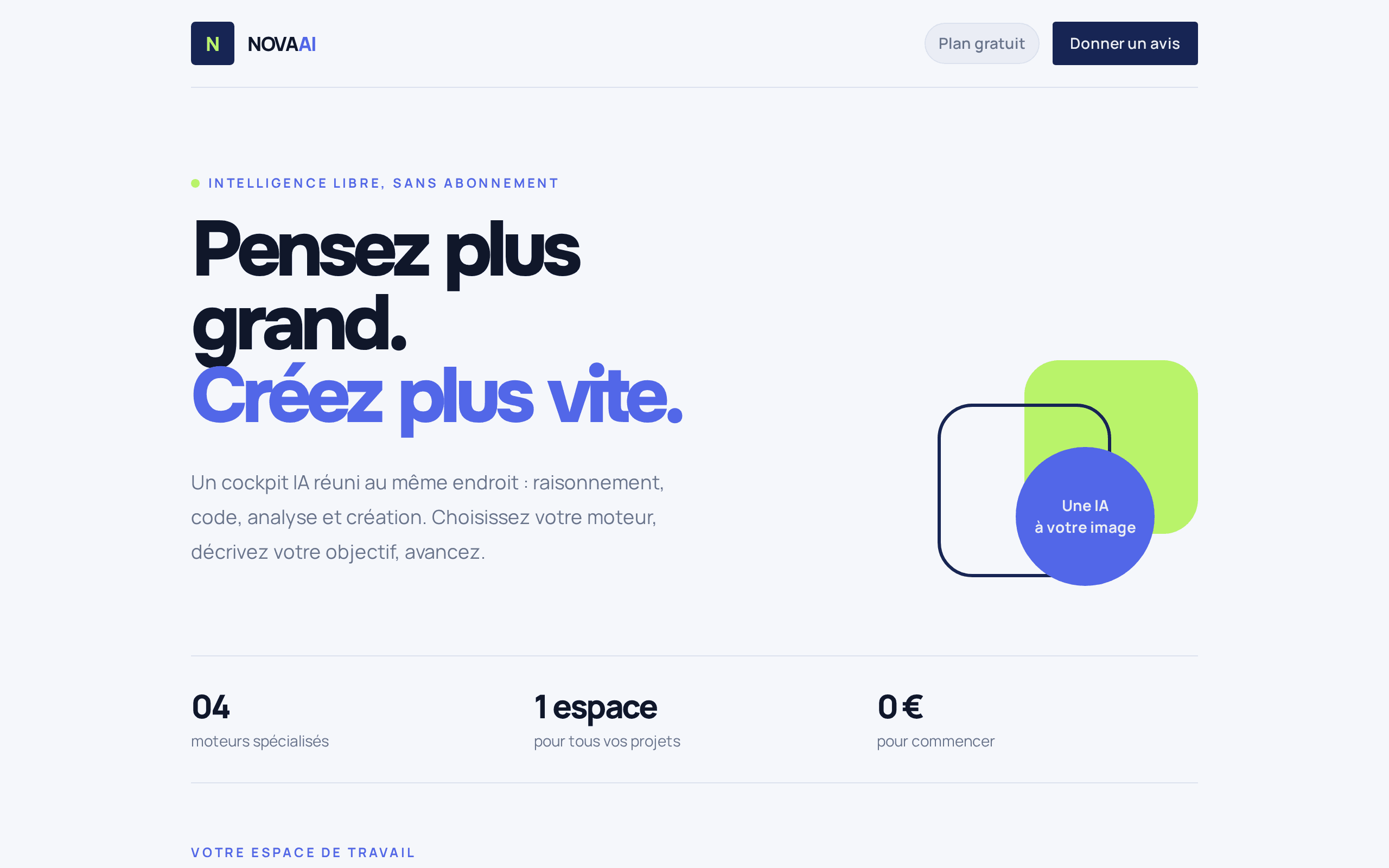 Screenshot of Nova Intelligence