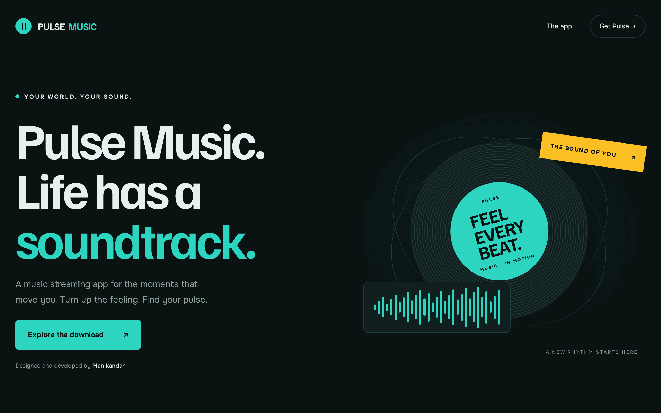 Screenshot of Pulse Music