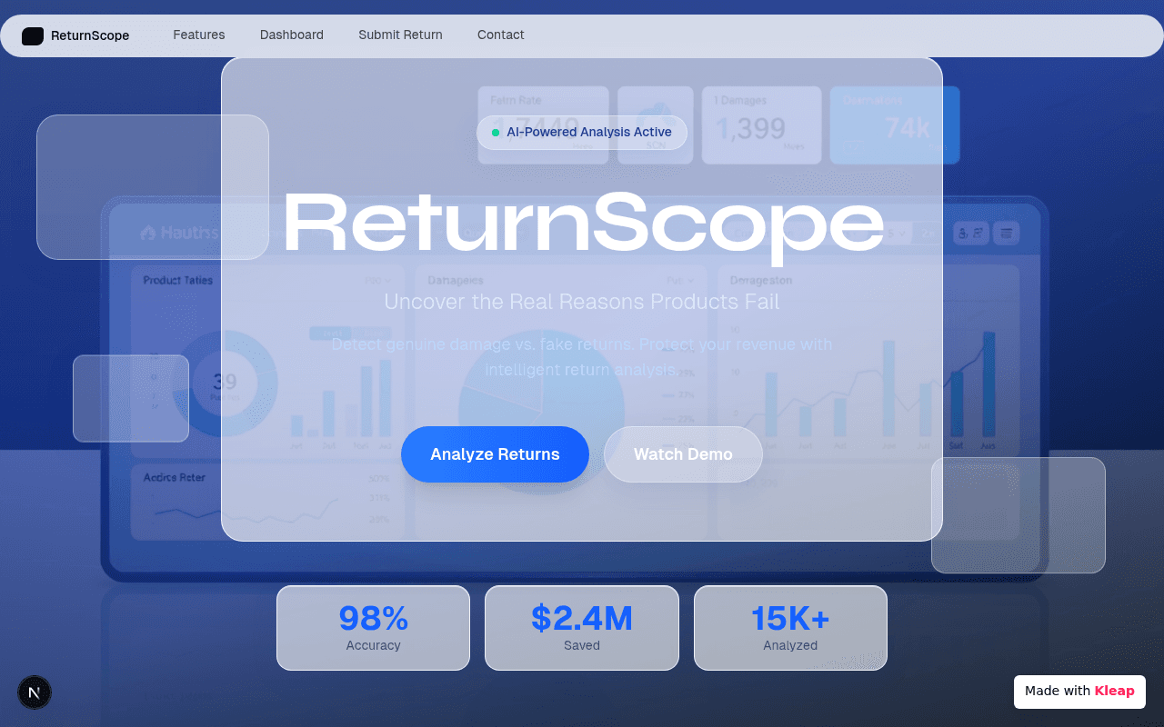 AI-powered return analysis that separates genuine damage from costly fraud.
