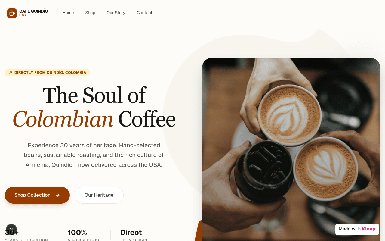 Experience the rich heritage of Colombian coffee, delivered directly to your door.