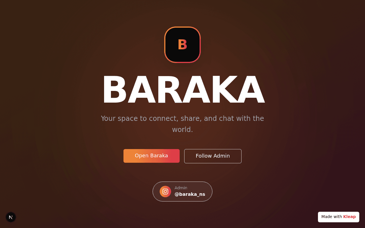 baraka GIVE IT LOGO OF BARAKA LINK