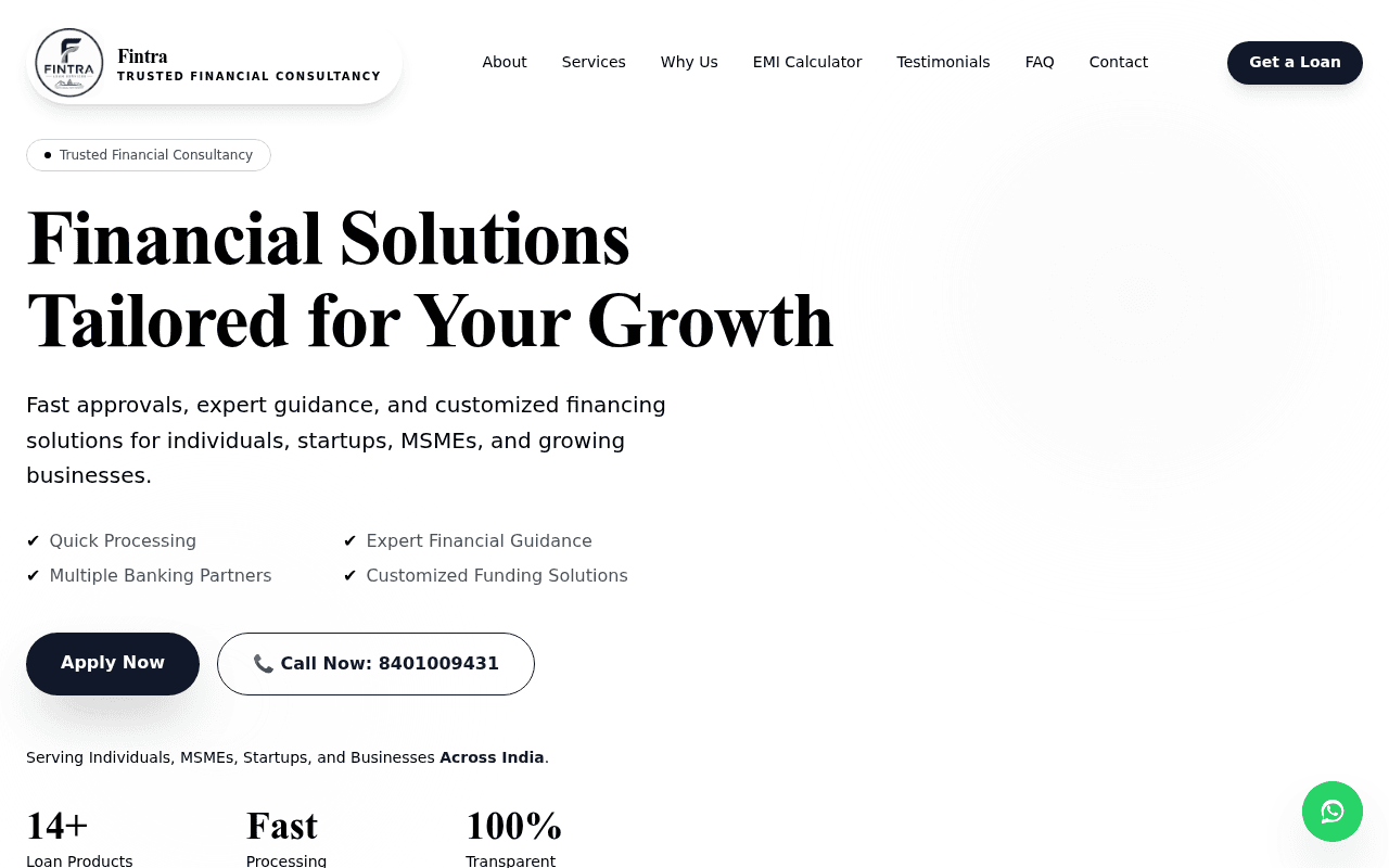 Fintra Loan Service