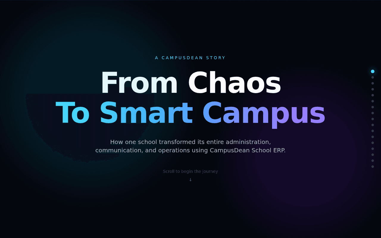 CampusDean School ERP Build