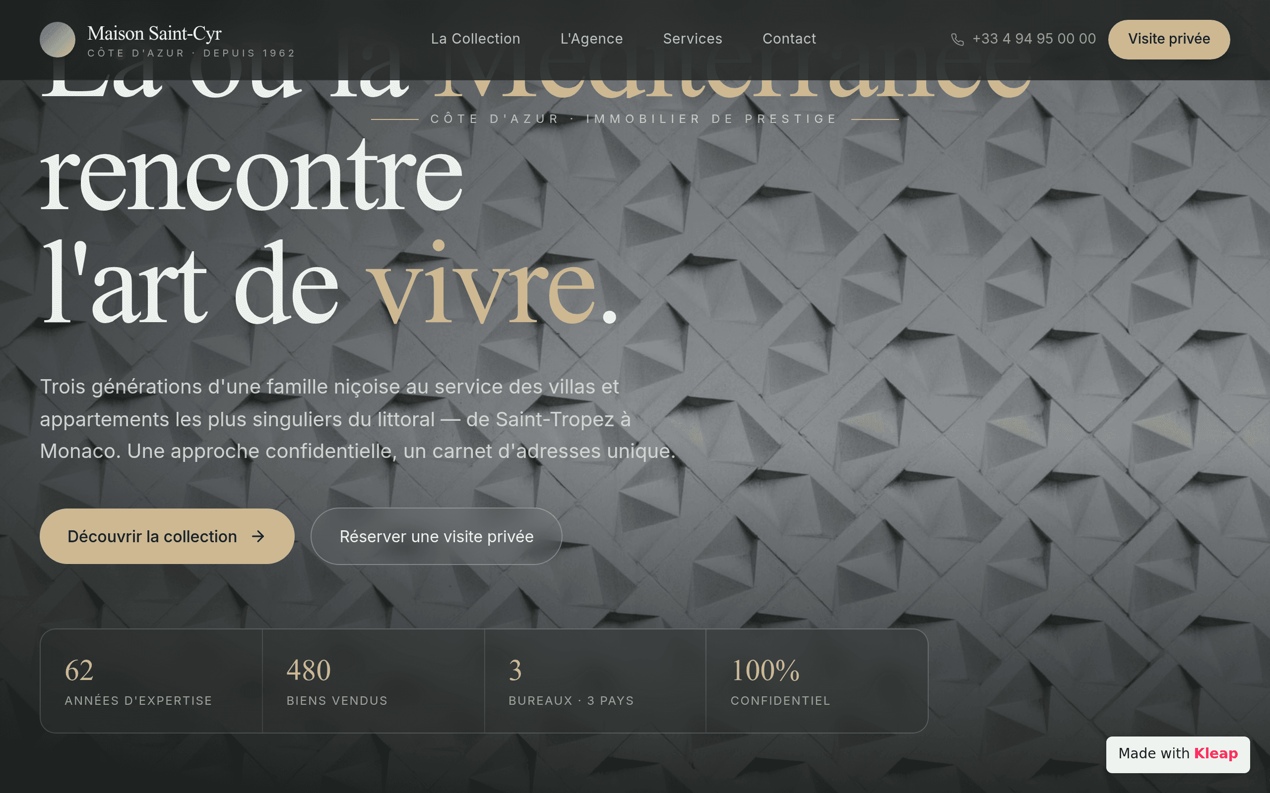 Azur : villas et appartements d