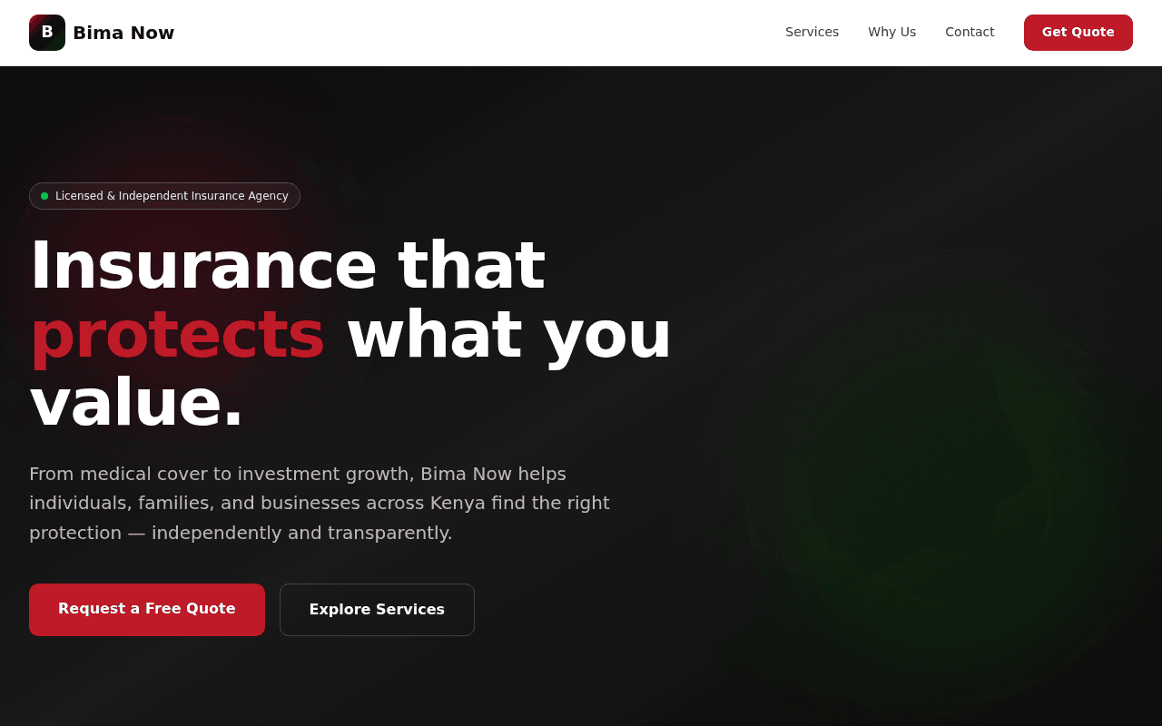 Insurance products