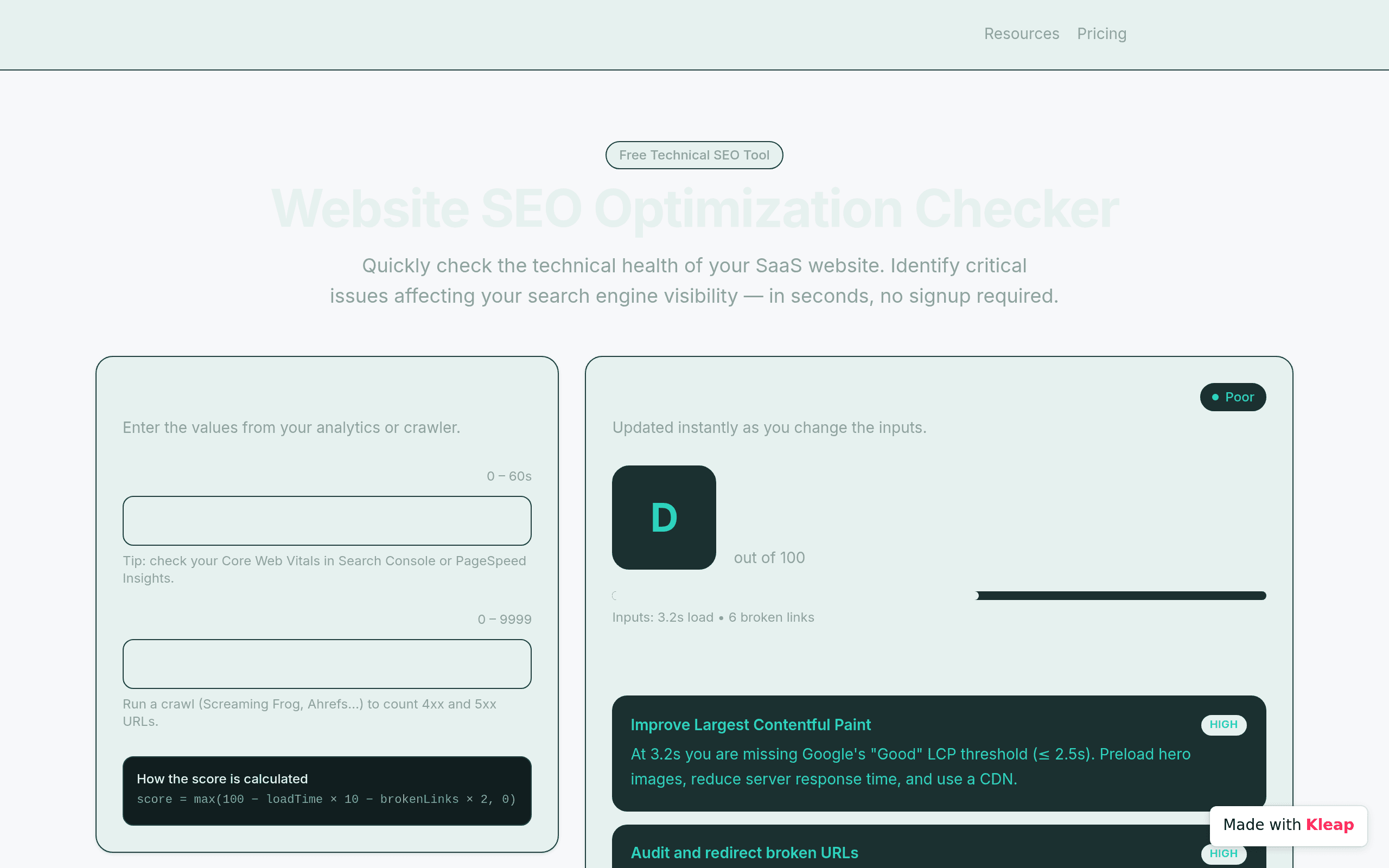 Optimization Checker