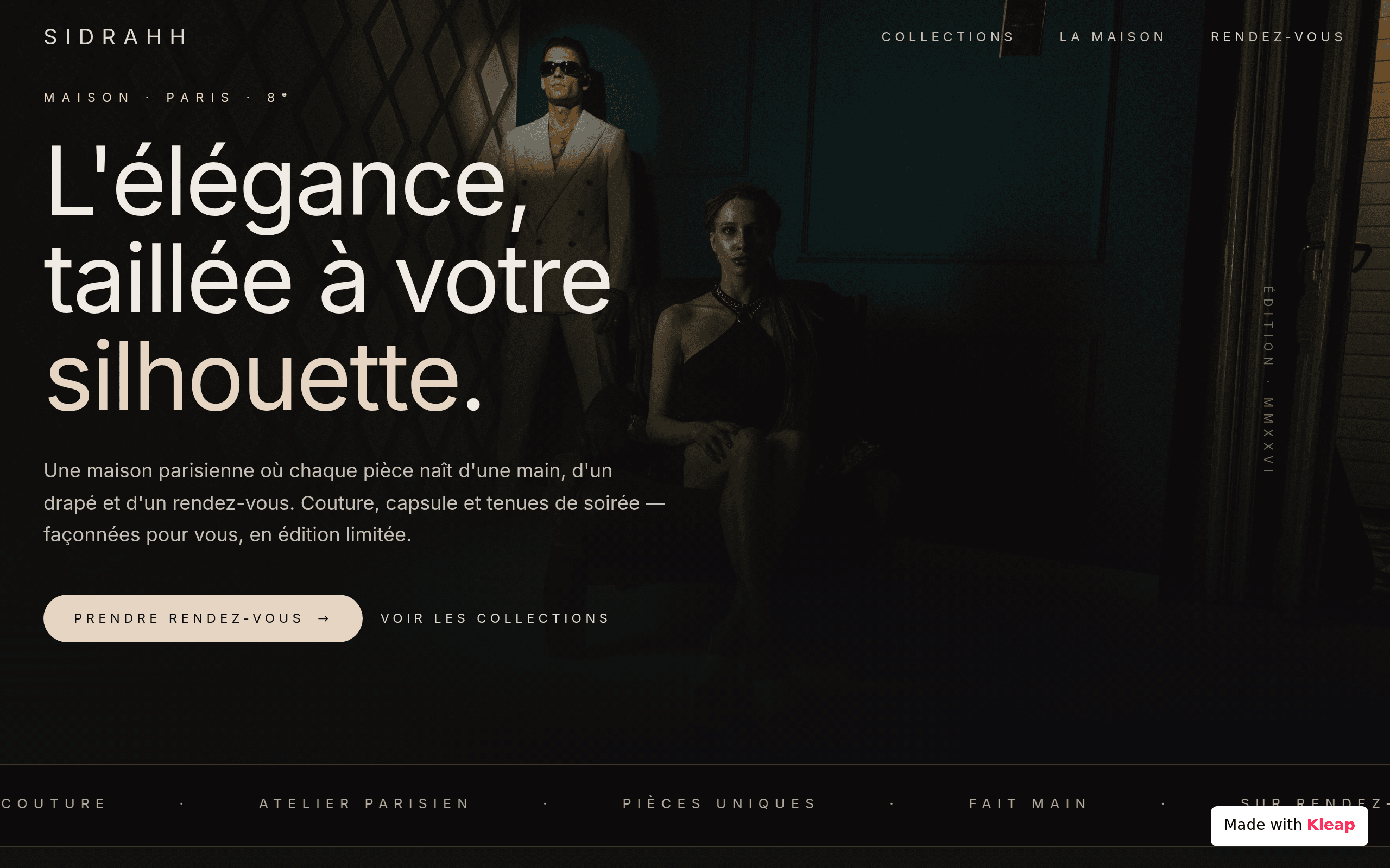 Screenshot of Sidrahh Fashion